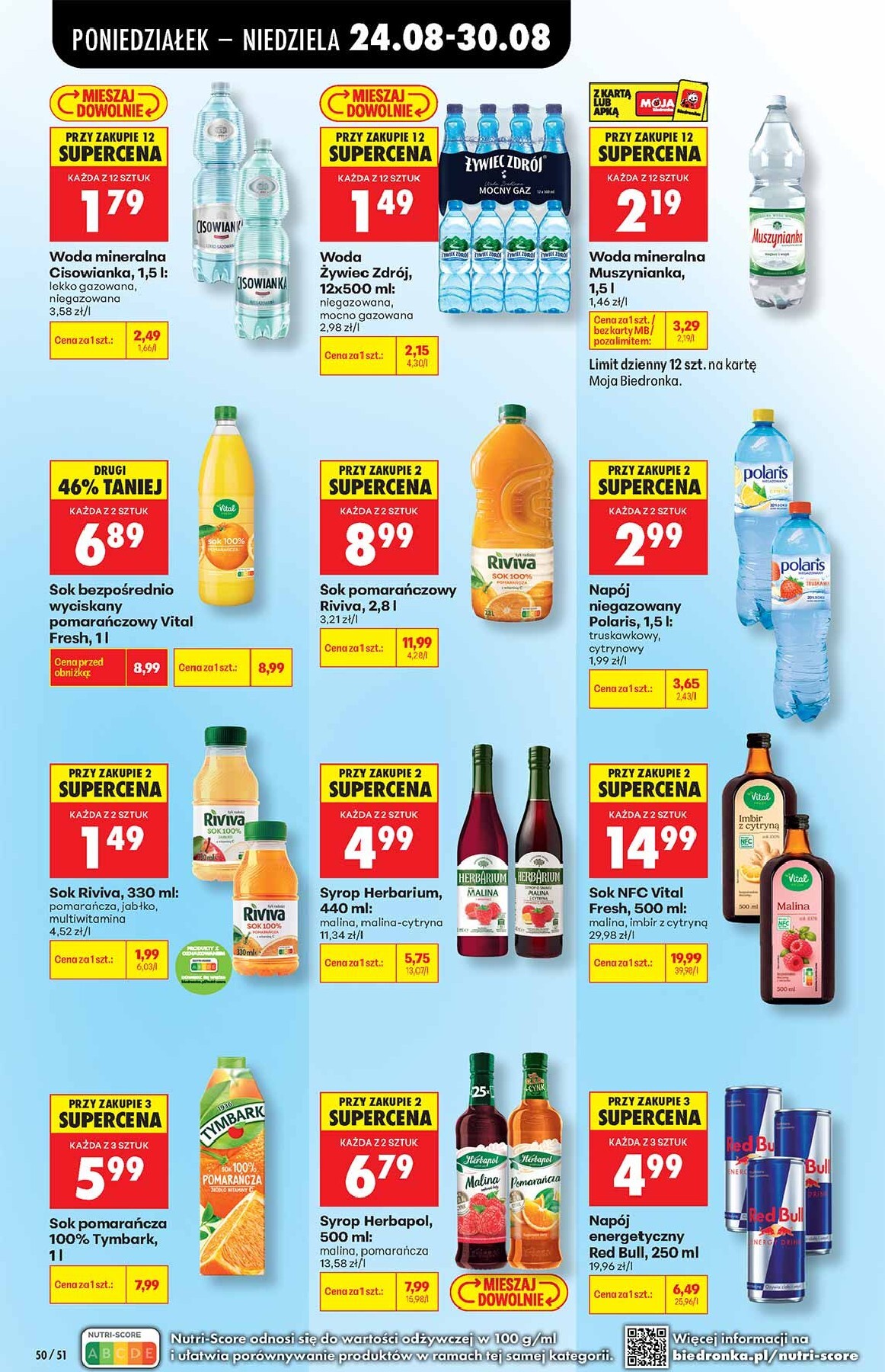 biedronka - Aktuální Biedronka leták platný od pondělí 24.08.2026 do soboty 29.08.2026 - page: 50