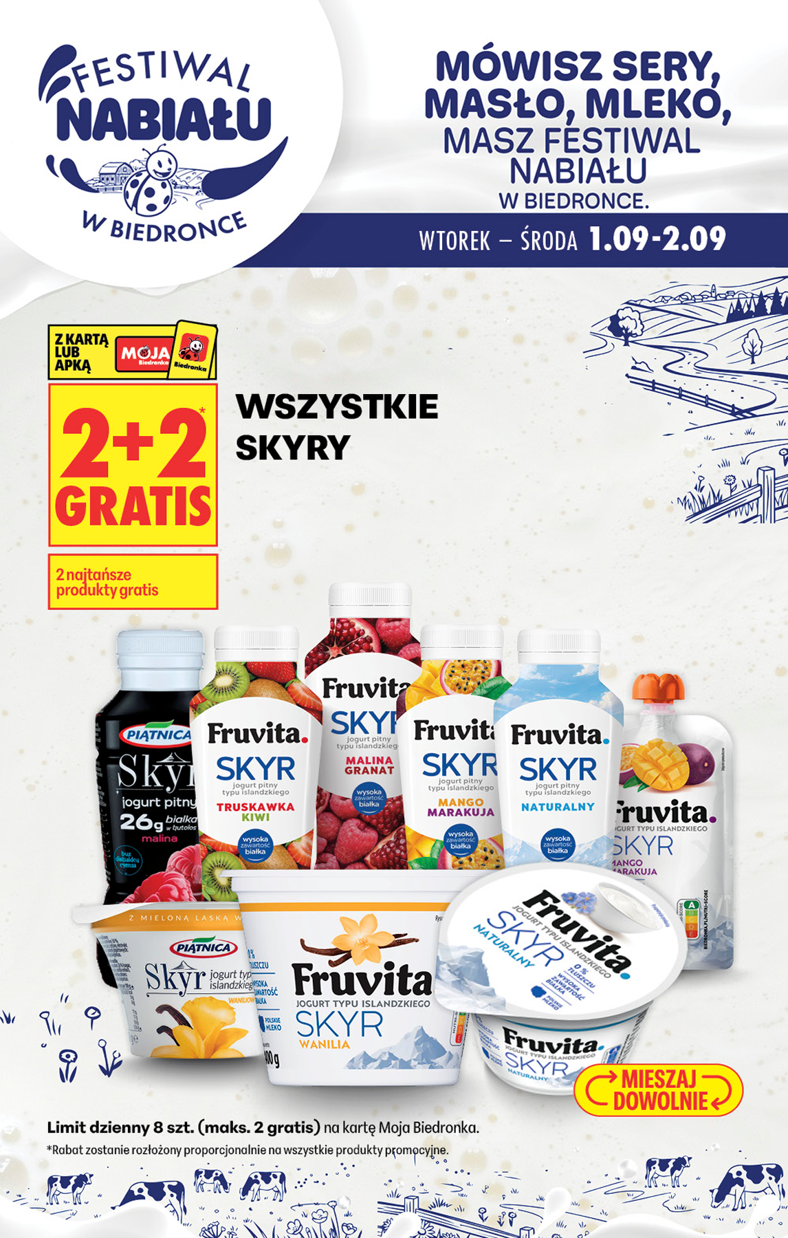 biedronka - Aktuální Biedronka - Festiwal nabiału leták platný od úterý 01.09.2026 do soboty 05.09.2026 - page: 3