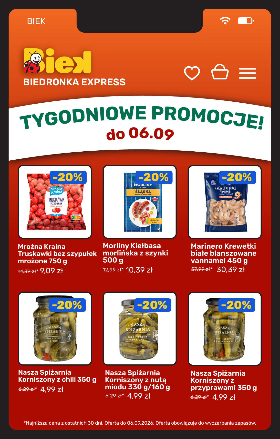 biedronka - Aktuální Biedronka - BIEK leták platný od pátku 04.09.2026 do neděle 06.09.2026 - page: 5