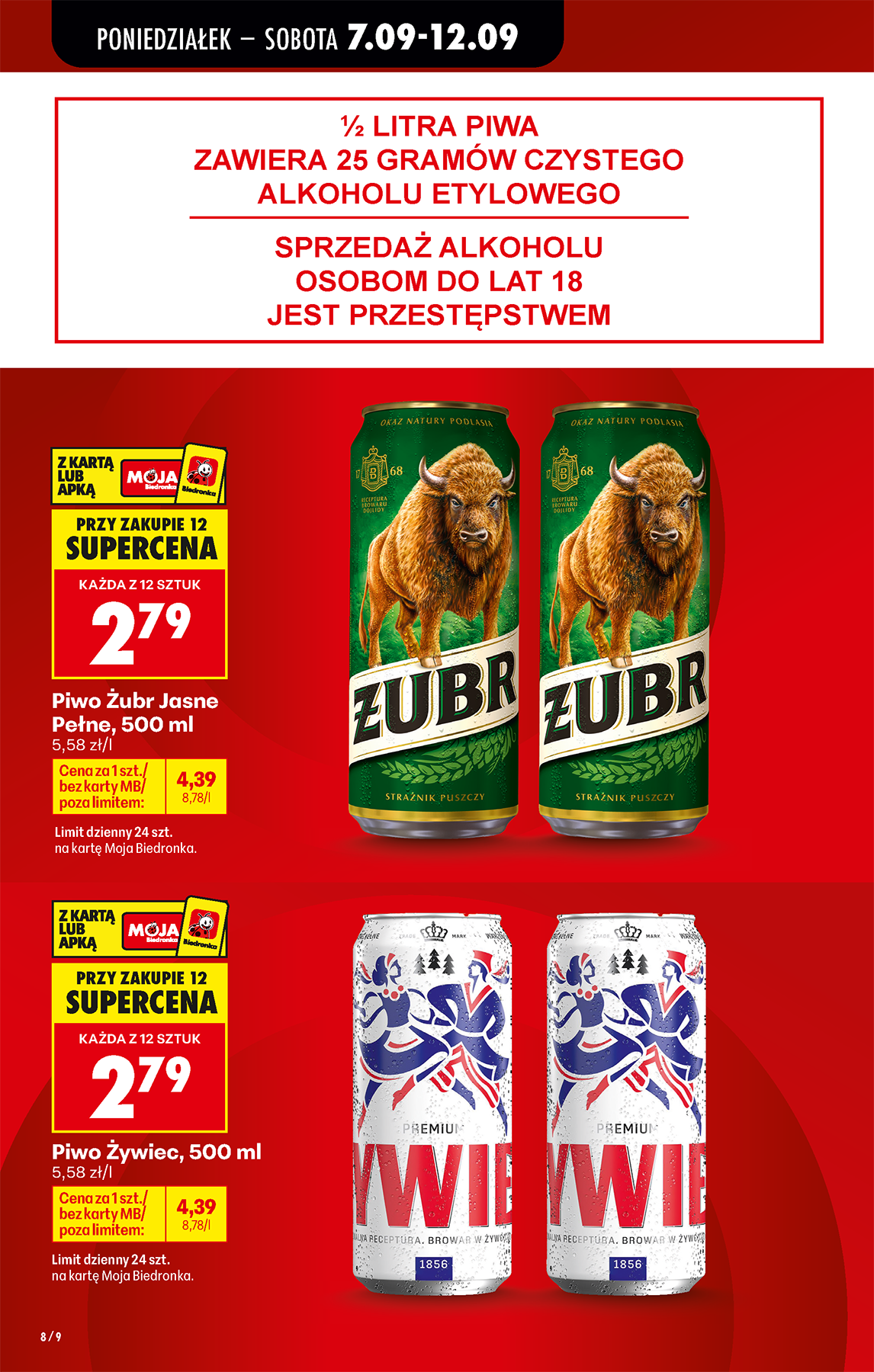 biedronka - Aktuální Biedronka leták platný od pondělí 07.09.2026 do soboty 12.09.2026 - page: 8