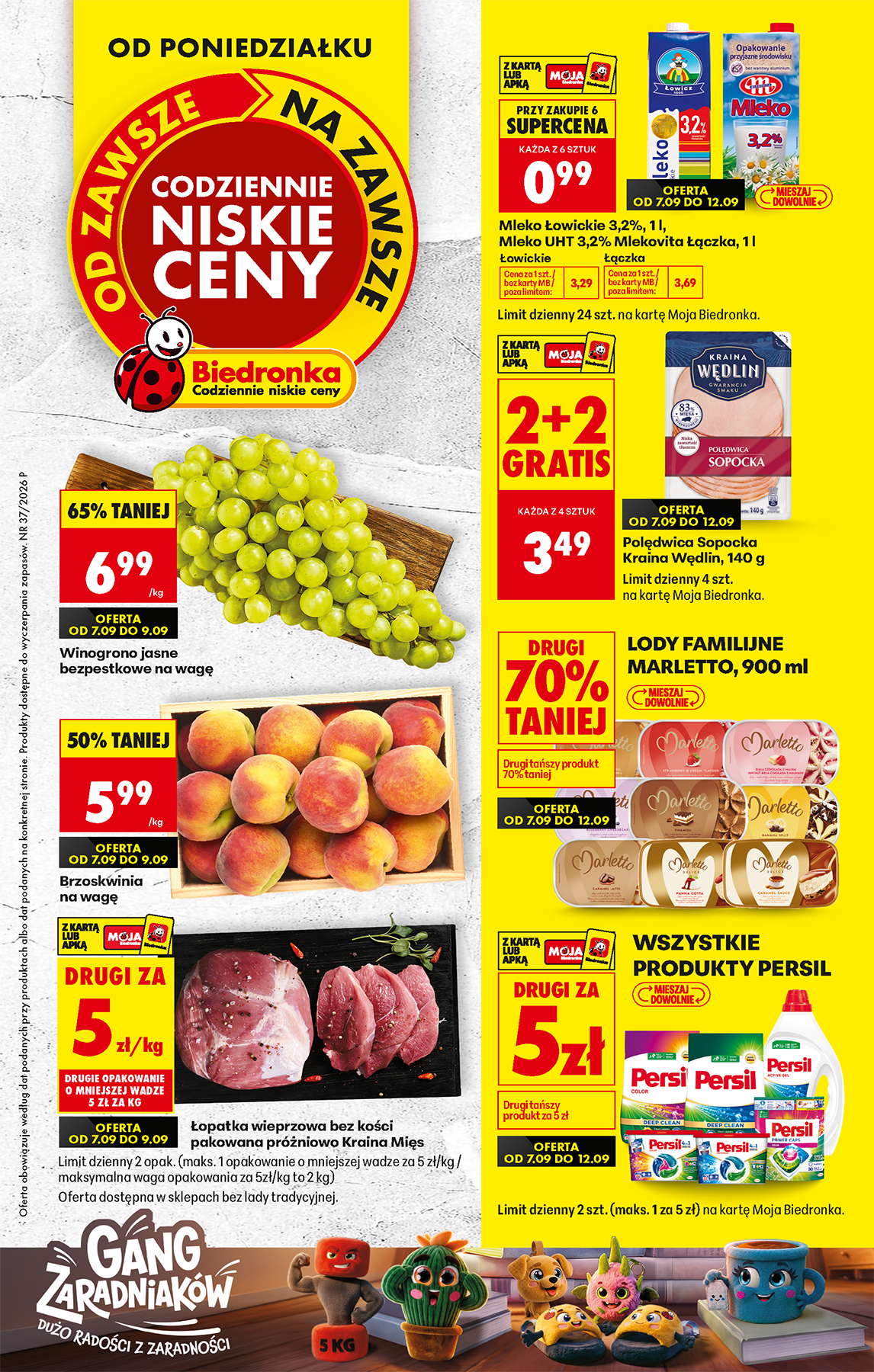 biedronka - Aktuální Biedronka leták platný od pondělí 07.09.2026 do soboty 12.09.2026