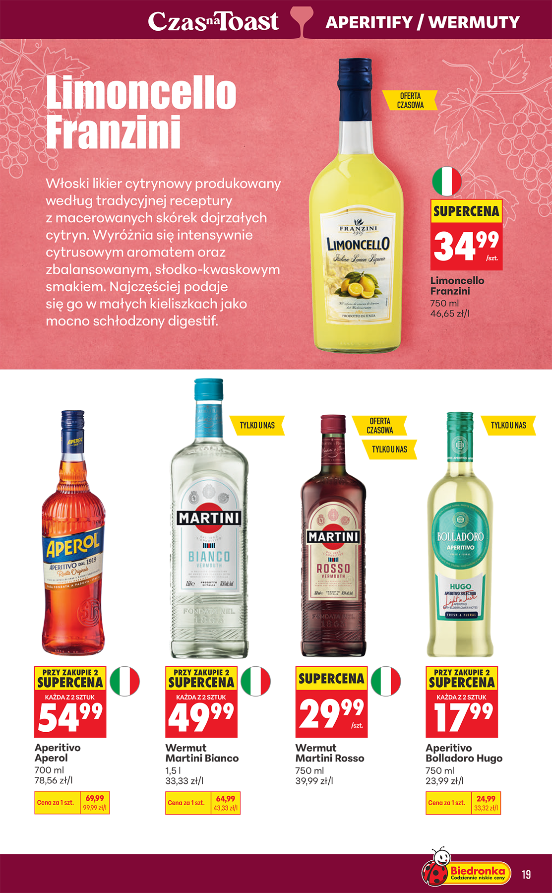 biedronka - Aktuální Biedronka - Czas na toast leták platný od pondělí 07.09.2026 do soboty 19.09.2026 - page: 19