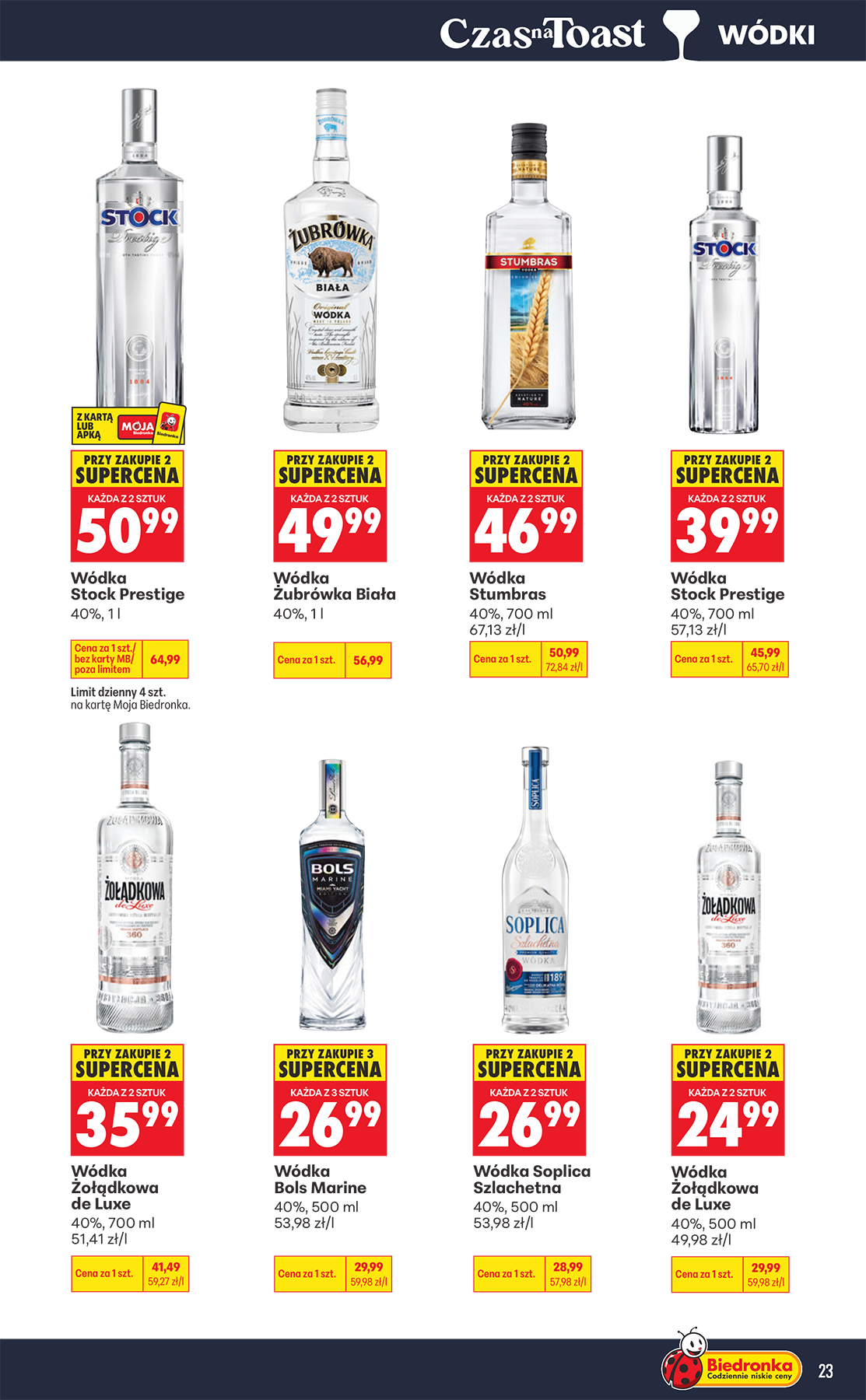 biedronka - Aktuální Biedronka - Czas na toast leták platný od pondělí 07.09.2026 do soboty 19.09.2026 - page: 23