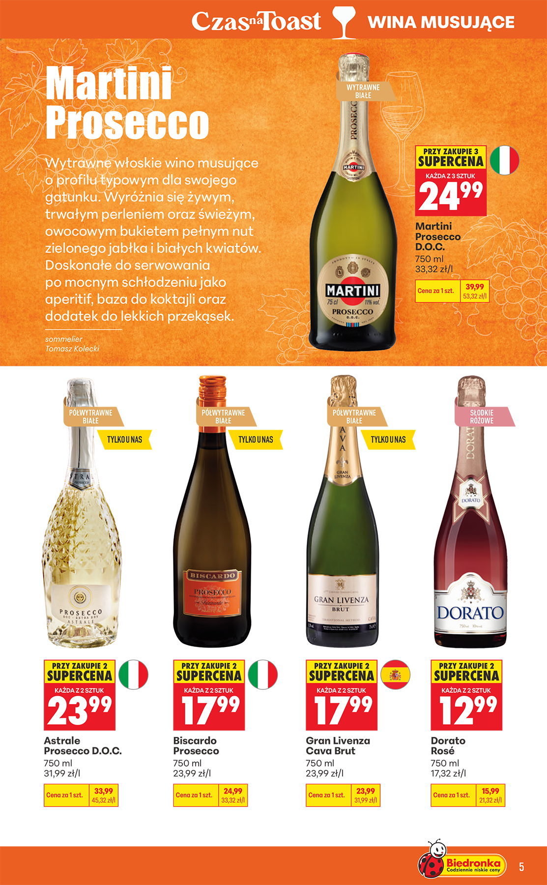 biedronka - Aktuální Biedronka - Czas na toast leták platný od pondělí 07.09.2026 do soboty 19.09.2026 - page: 5