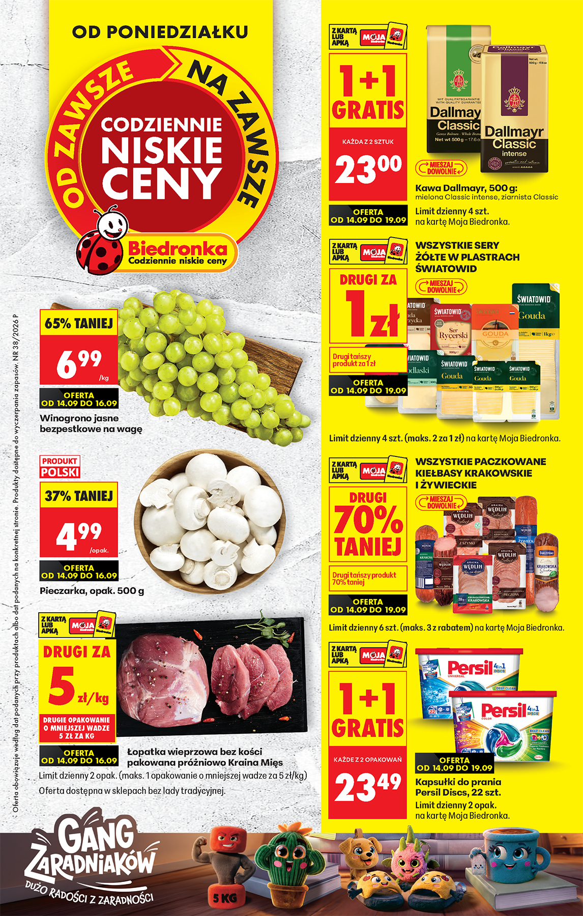 biedronka - Aktuální Biedronka leták platný od pondělí 14.09.2026 do soboty 19.09.2026