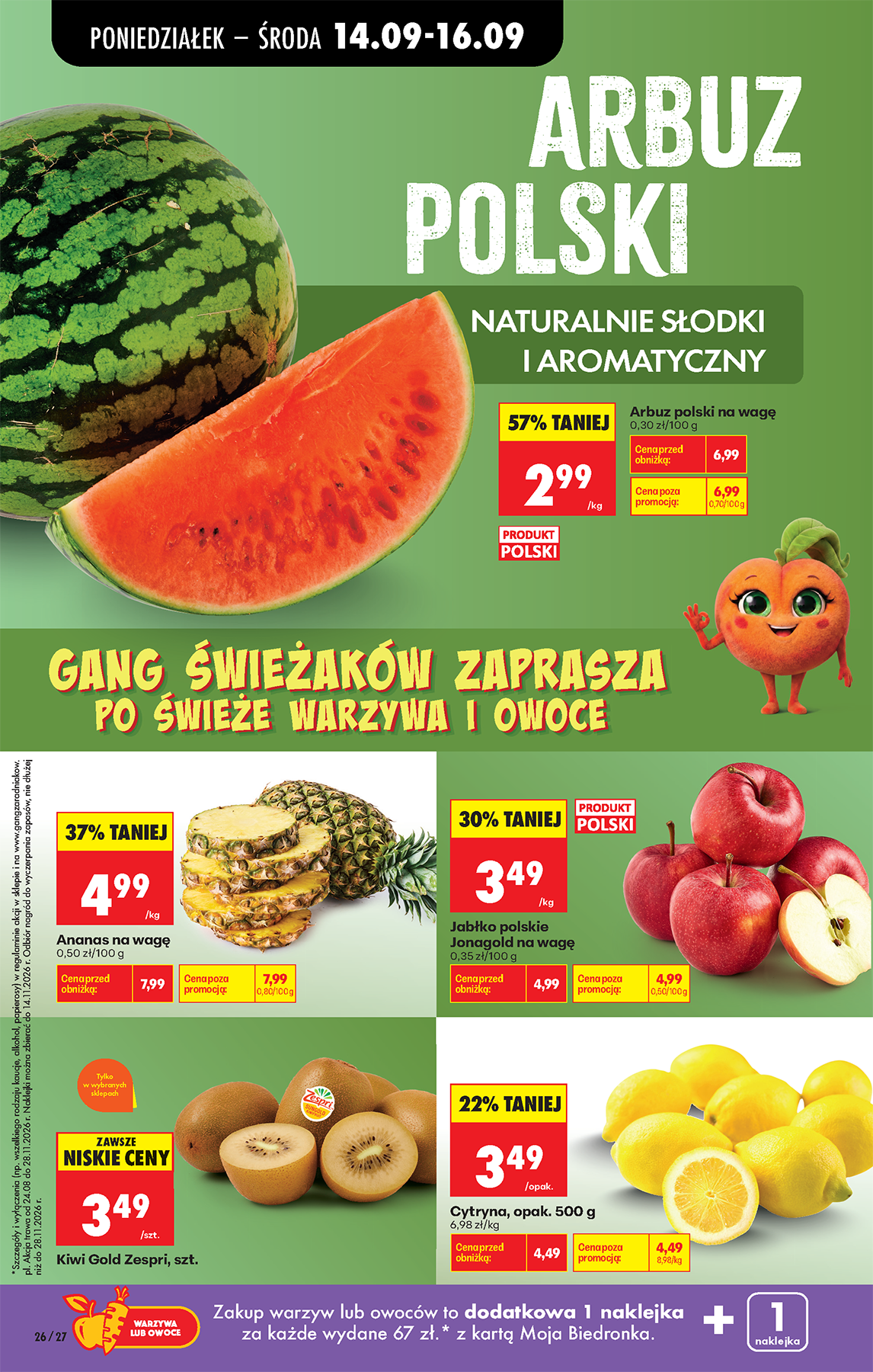 biedronka - Aktuální Biedronka leták platný od pondělí 14.09.2026 do soboty 19.09.2026 - page: 36