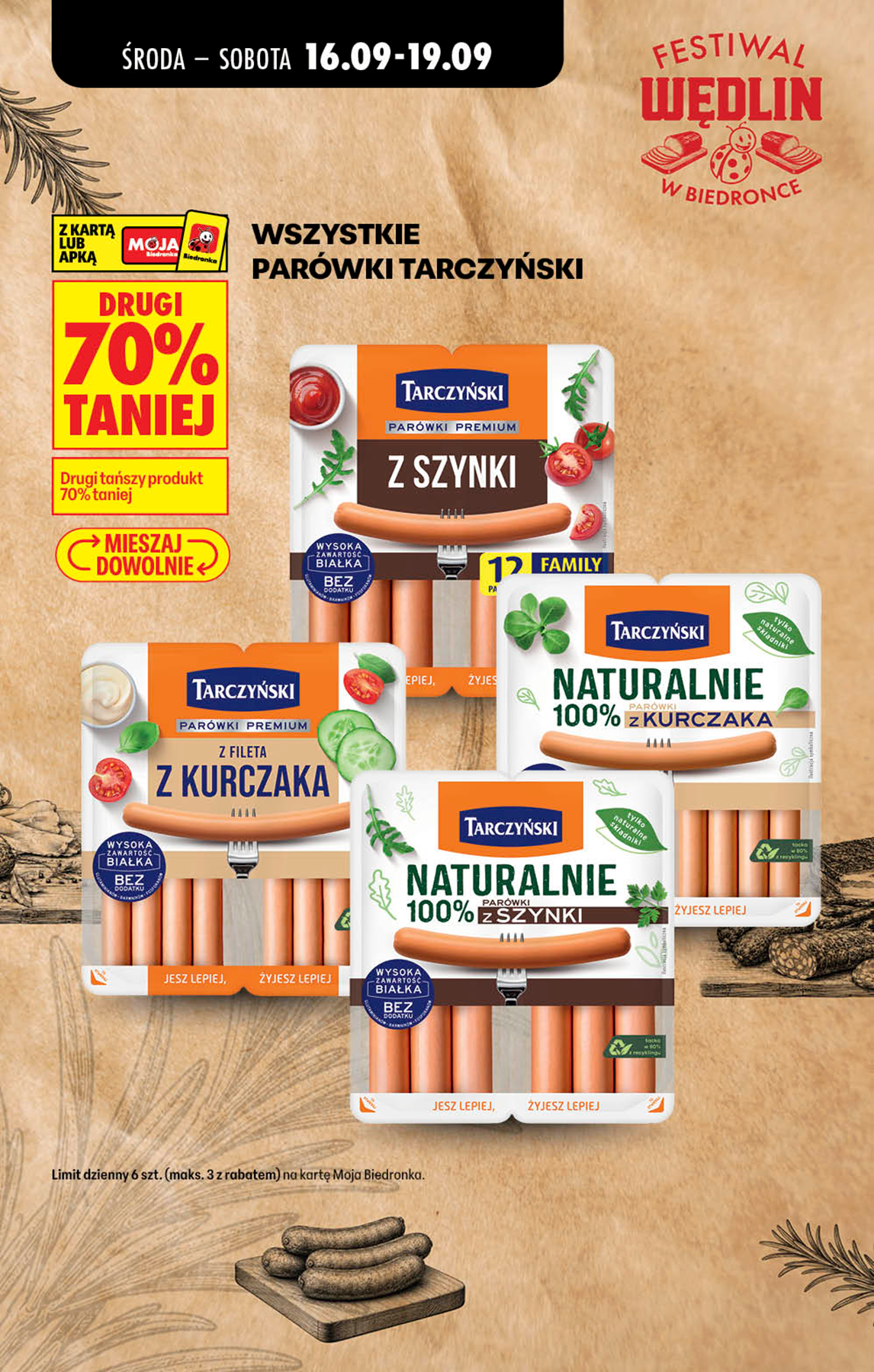 biedronka - Aktuální Biedronka - Festiwal wędlin leták platný od středy 16.09.2026 do soboty 19.09.2026 - page: 3