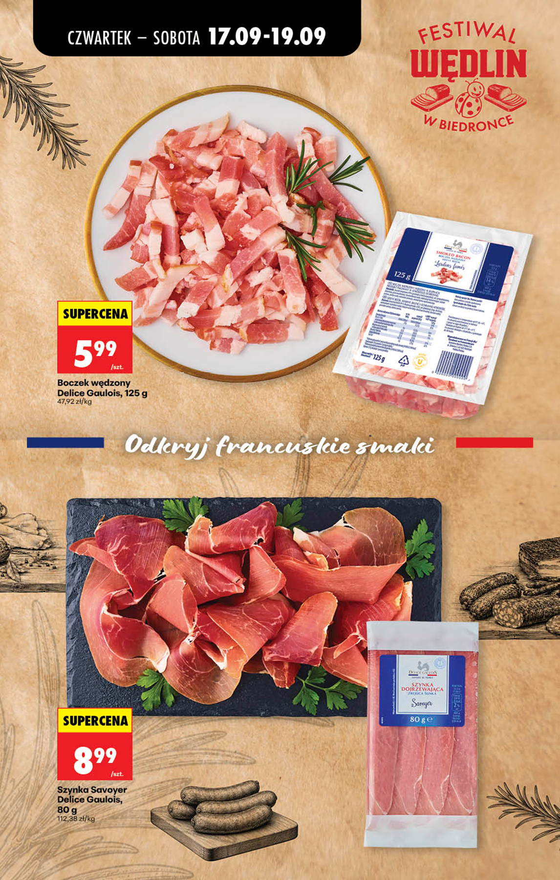 biedronka - Aktuální Biedronka - Festiwal wędlin leták platný od středy 16.09.2026 do soboty 19.09.2026 - page: 6