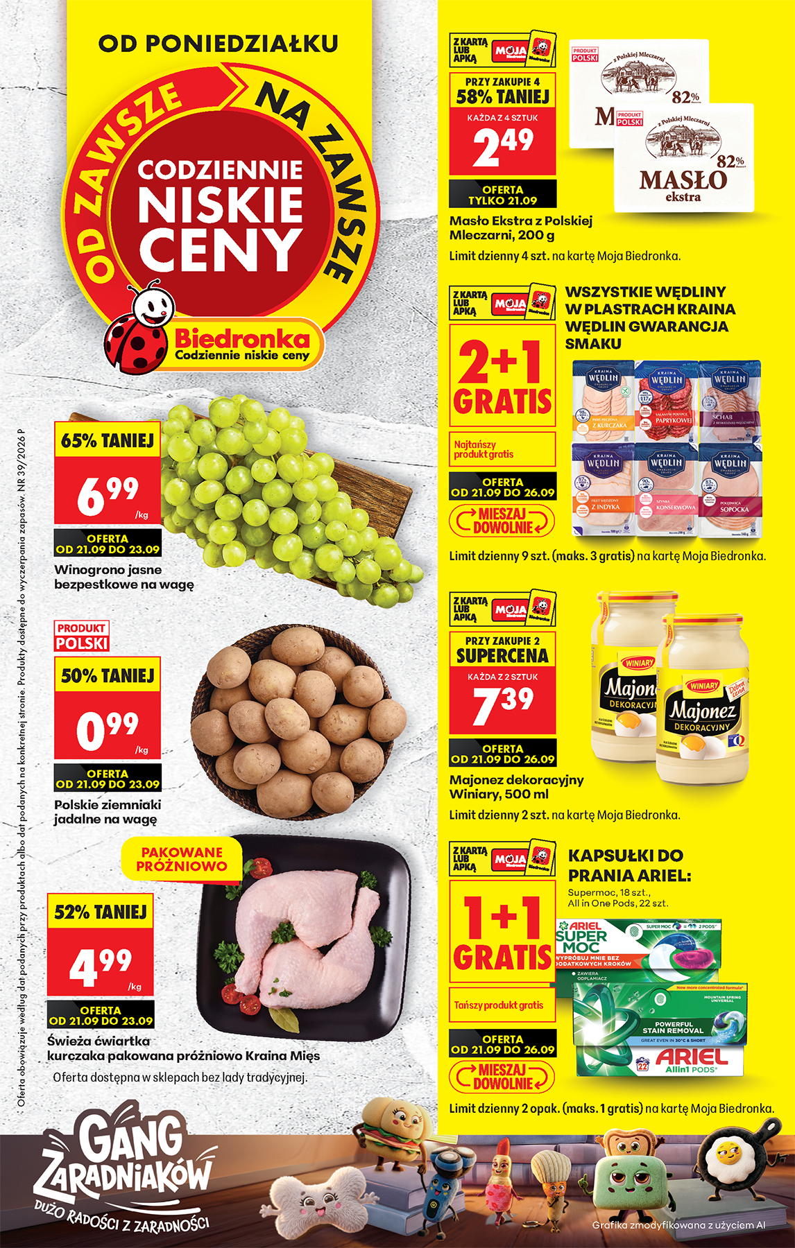 biedronka - Aktuální Biedronka leták platný od pondělí 21.09.2026 do soboty 26.09.2026