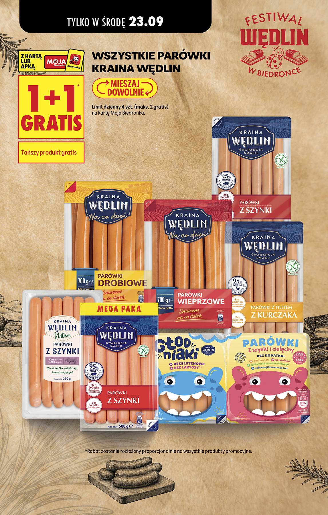 biedronka - Aktuální Biedronka - Festiwal wędlin leták platný od pondělí 21.09.2026 do soboty 26.09.2026 - page: 2