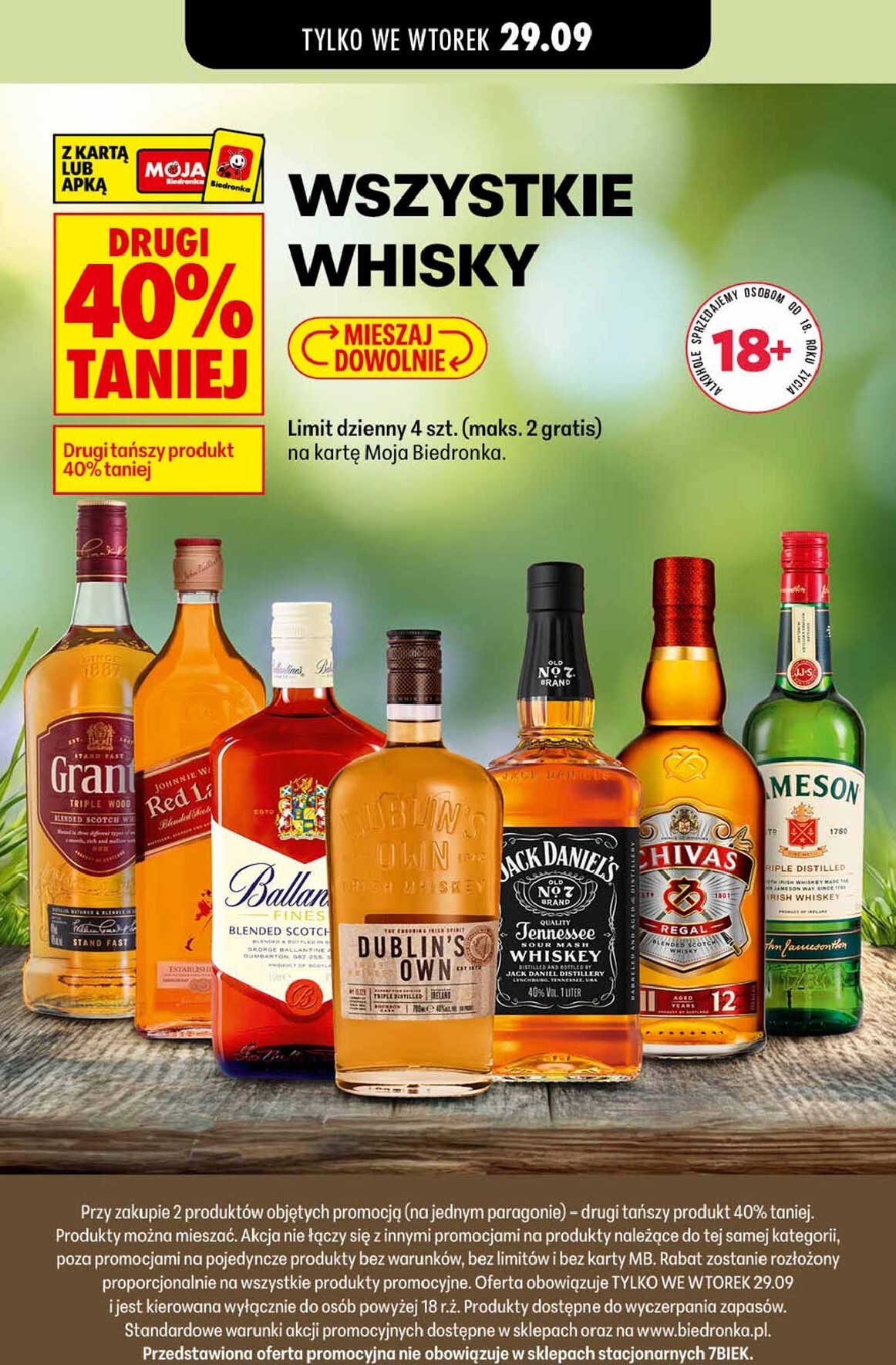 biedronka - Aktuální Biedronka - Alkohole leták platný od úterý 29.09.2026 - page: 1