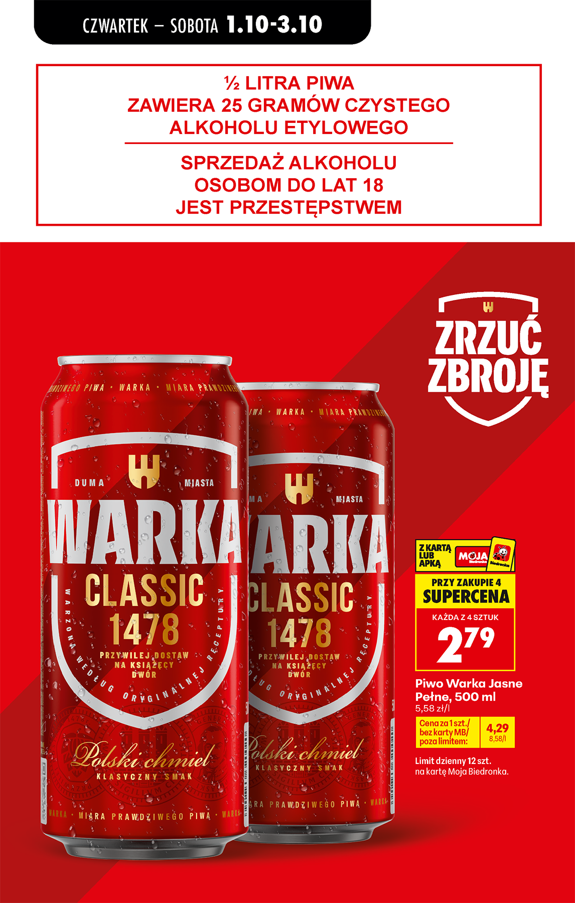 biedronka - Aktuální Biedronka leták platný od čtvrtka 01.10.2026 do středy 07.10.2026 - page: 62