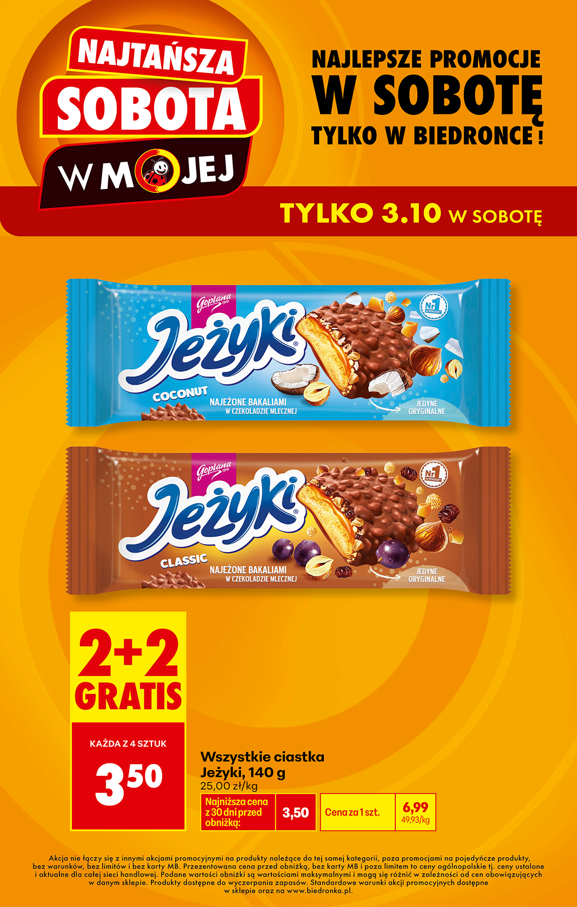 biedronka - Aktuální Biedronka - Najtansza sobota leták platný od soboty 03.10.2026 - page: 2