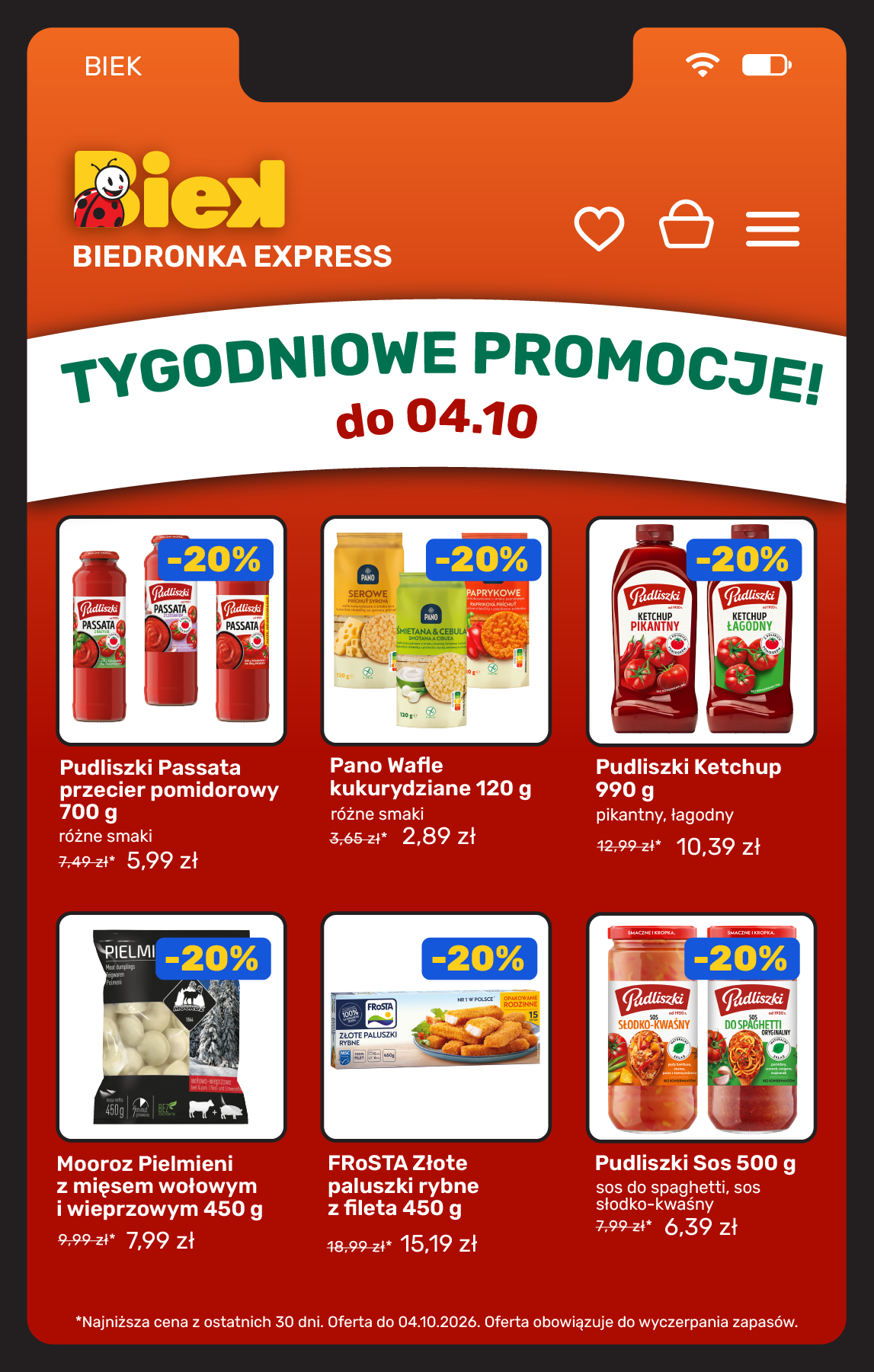 biedronka - Aktuální Biedronka - BIEK leták platný od pátku 02.10.2026 do soboty 31.10.2026 - page: 12