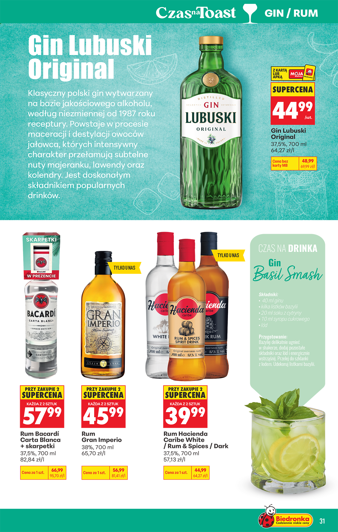 biedronka - Aktuální Biedronka - Czas na toast leták platný od pondělí 05.10.2026 do soboty 17.10.2026 - page: 31