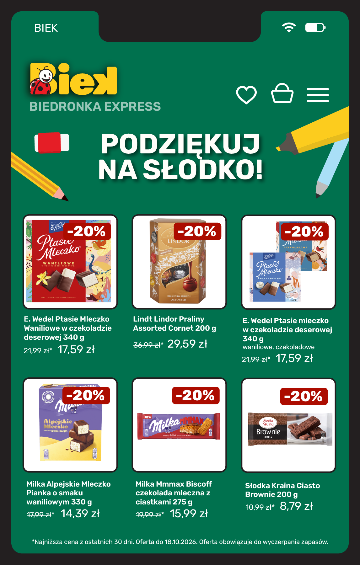 biedronka - Aktuální Biedronka - Biek leták platný od pátku 16.10.2026 do neděle 18.10.2026 - page: 13