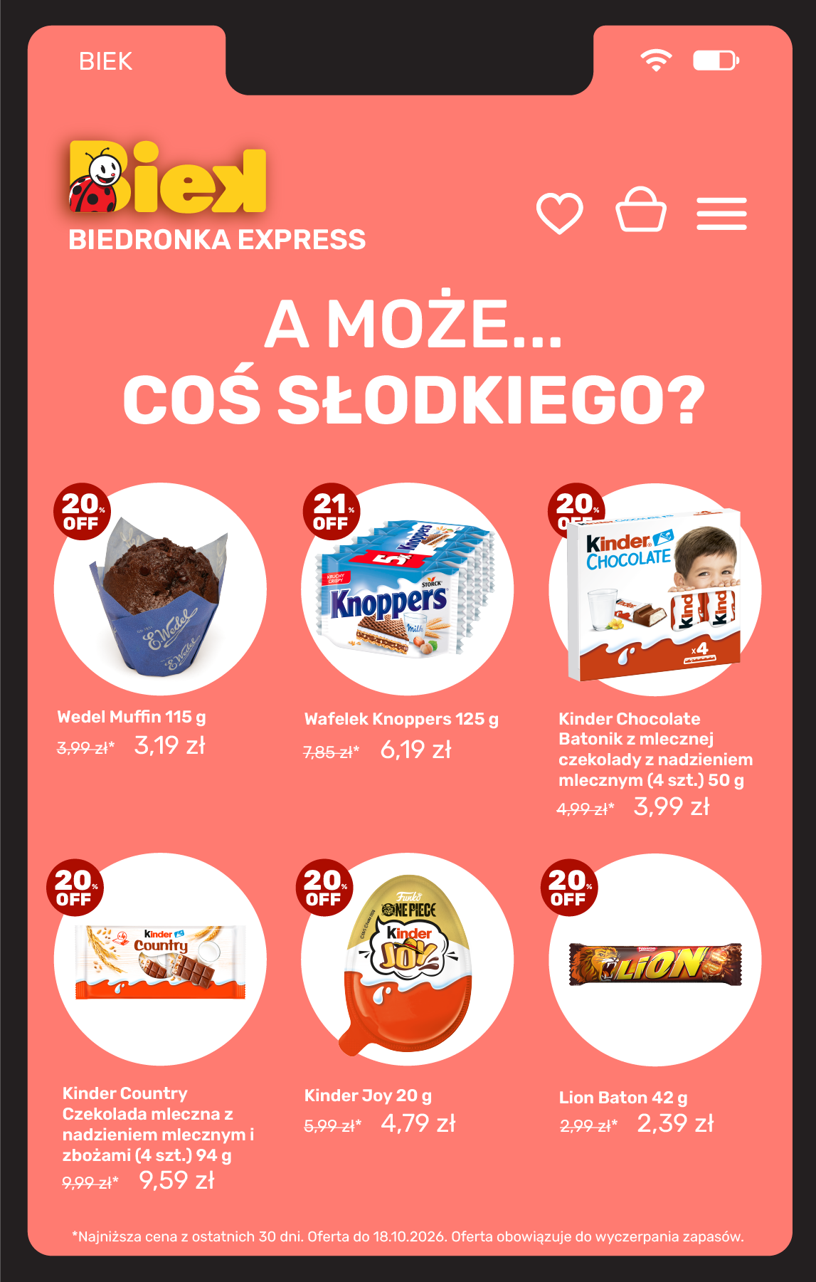 biedronka - Aktuální Biedronka - Biek leták platný od pátku 16.10.2026 do neděle 18.10.2026 - page: 15