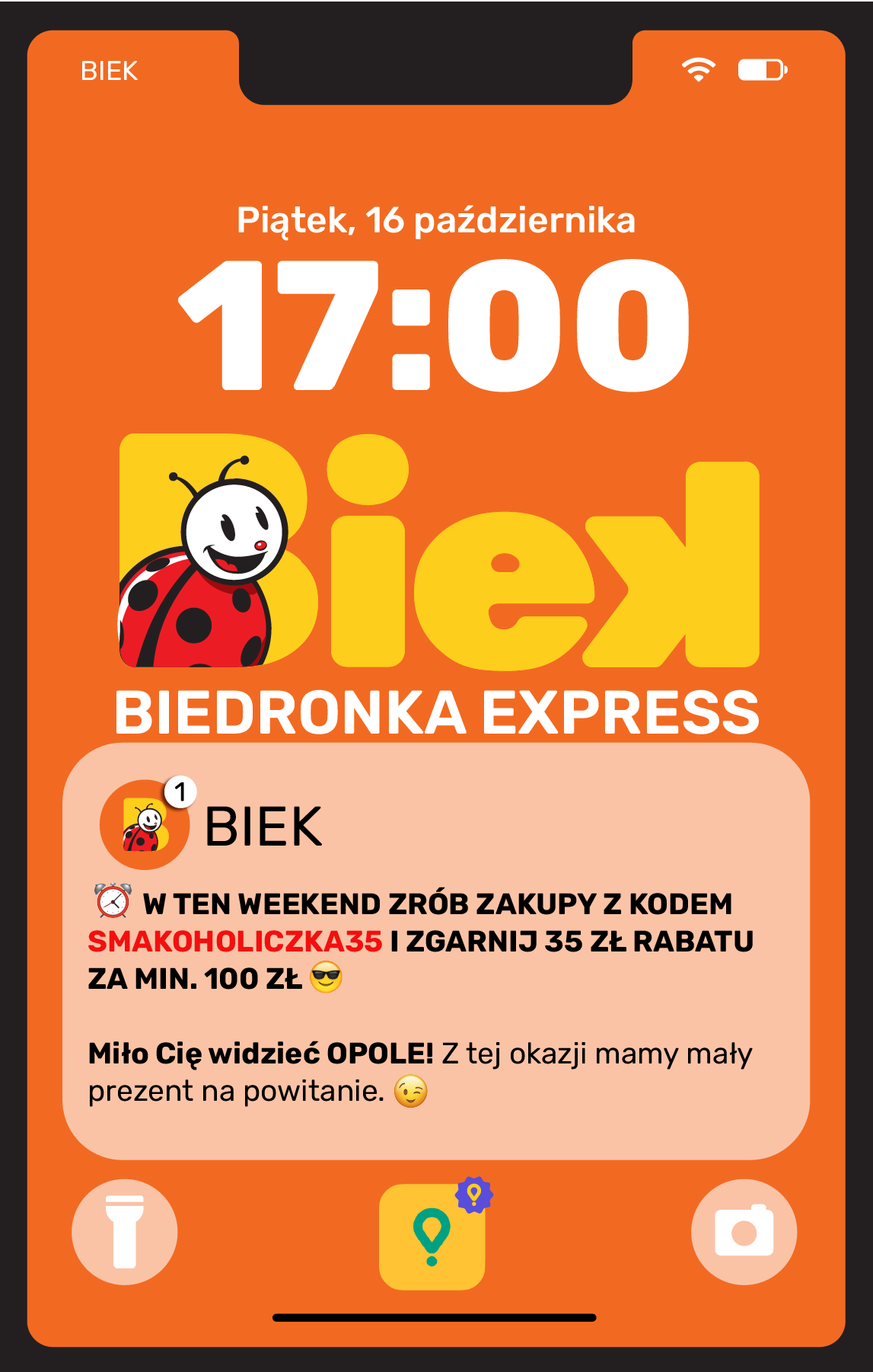 biedronka - Aktuální Biedronka - Biek leták platný od pátku 16.10.2026 do neděle 18.10.2026 - page: 1