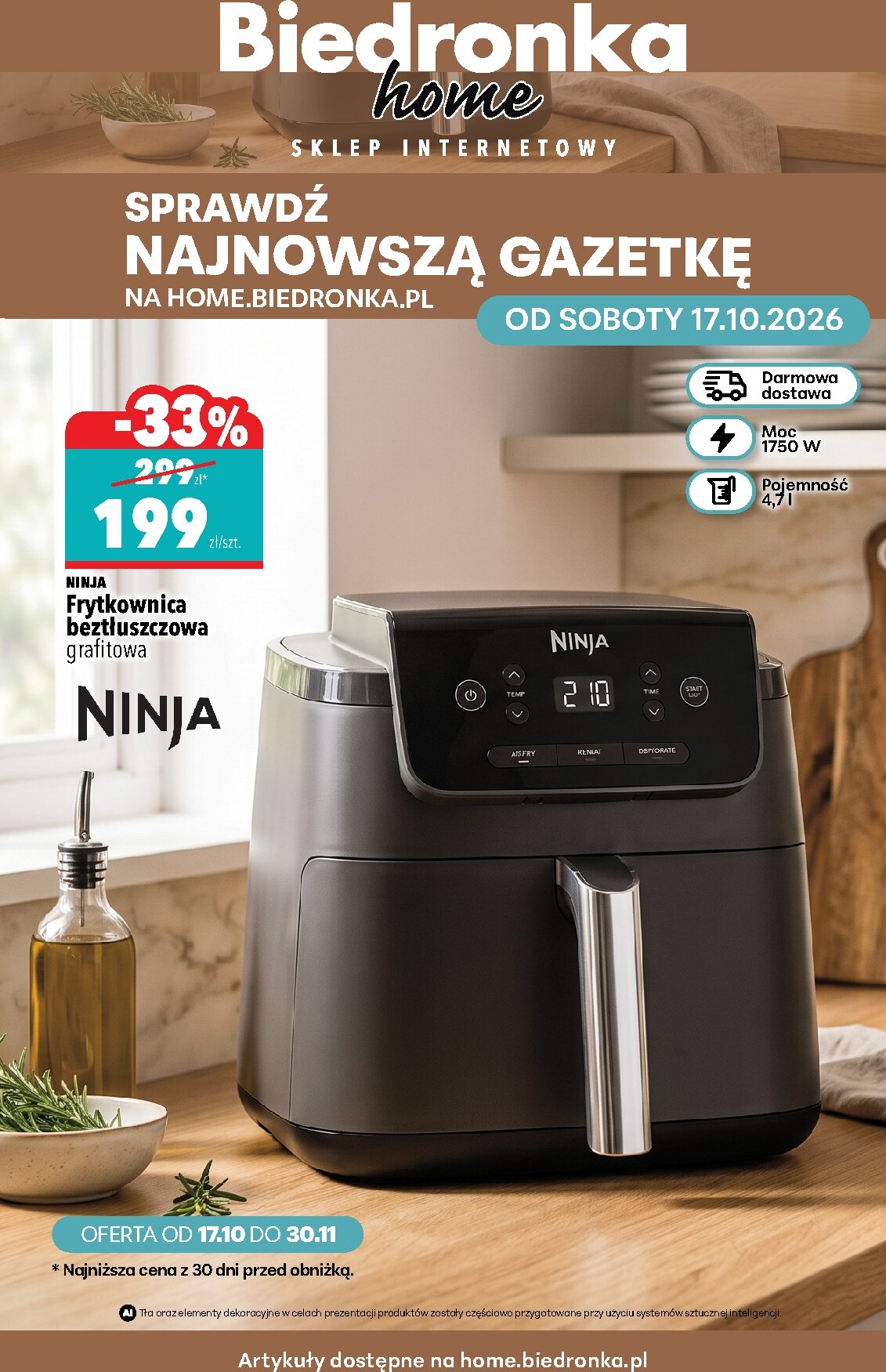 biedronka - Aktuální Biedronka - Home leták platný od soboty 17.10.2026 do pondělí 30.11.2026