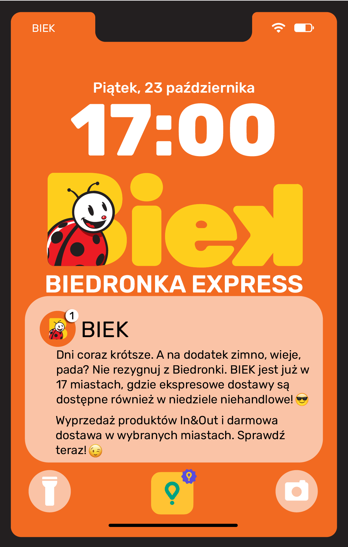 biedronka - Aktuální Biedronka - Biek leták platný od pátku 23.10.2026 do soboty 31.10.2026 - page: 1