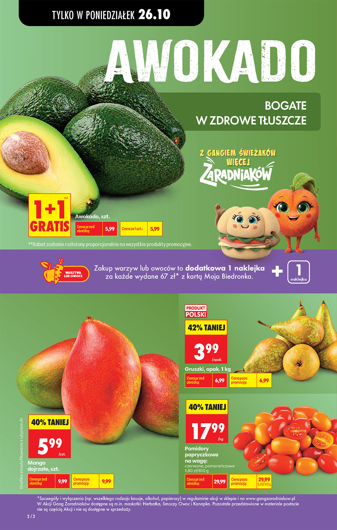 biedronka - Aktuální Biedronka - Super okazje na koniec miesiąca leták platný od pondělí 26.10.2026 do soboty 31.10.2026 - page: 2