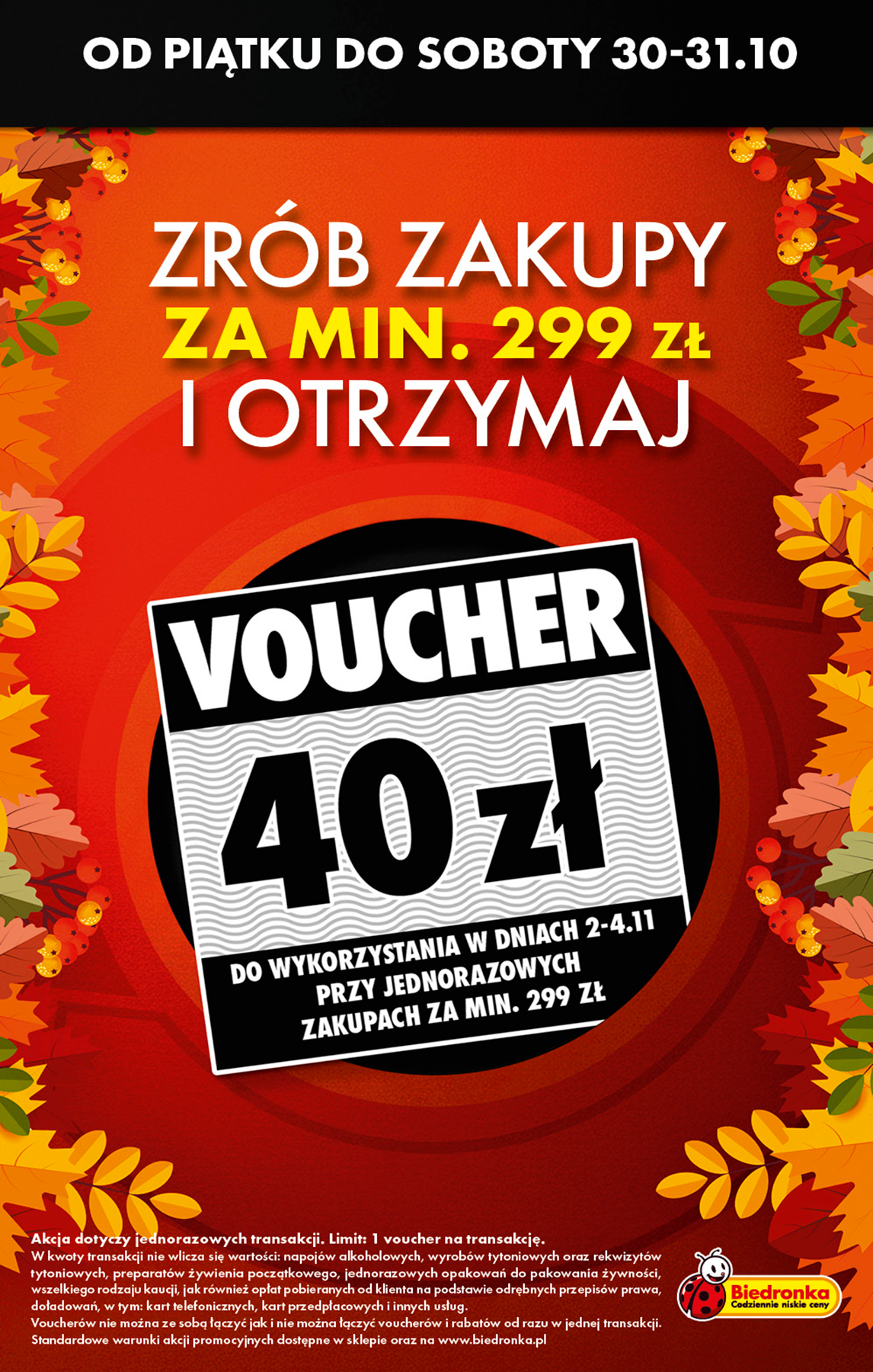 biedronka - Aktuální Biedronka - Tani weekend leták platný od pátku 30.10.2026 do soboty 31.10.2026 - page: 3