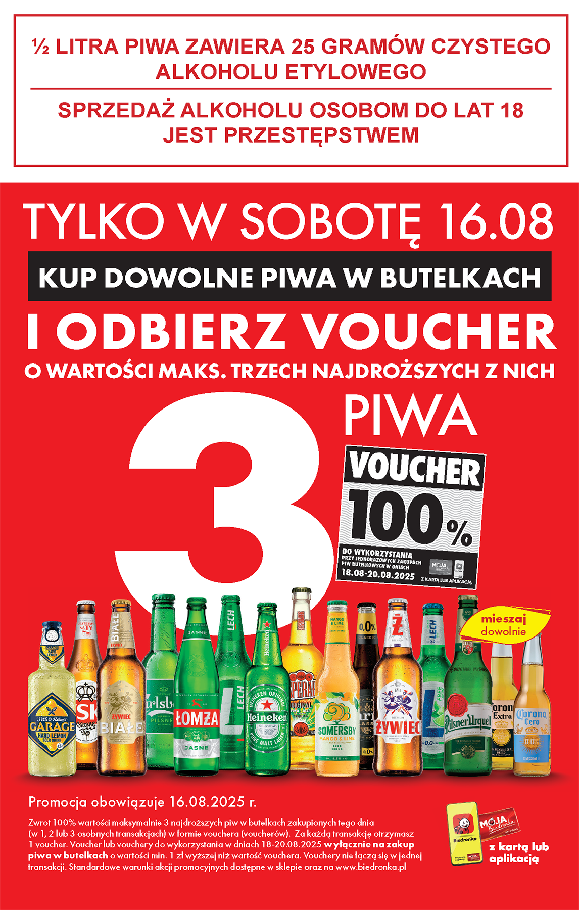 biedronka - Leták Biedronka - Najtansza sobota od 16.08. do 16.08. - page: 3