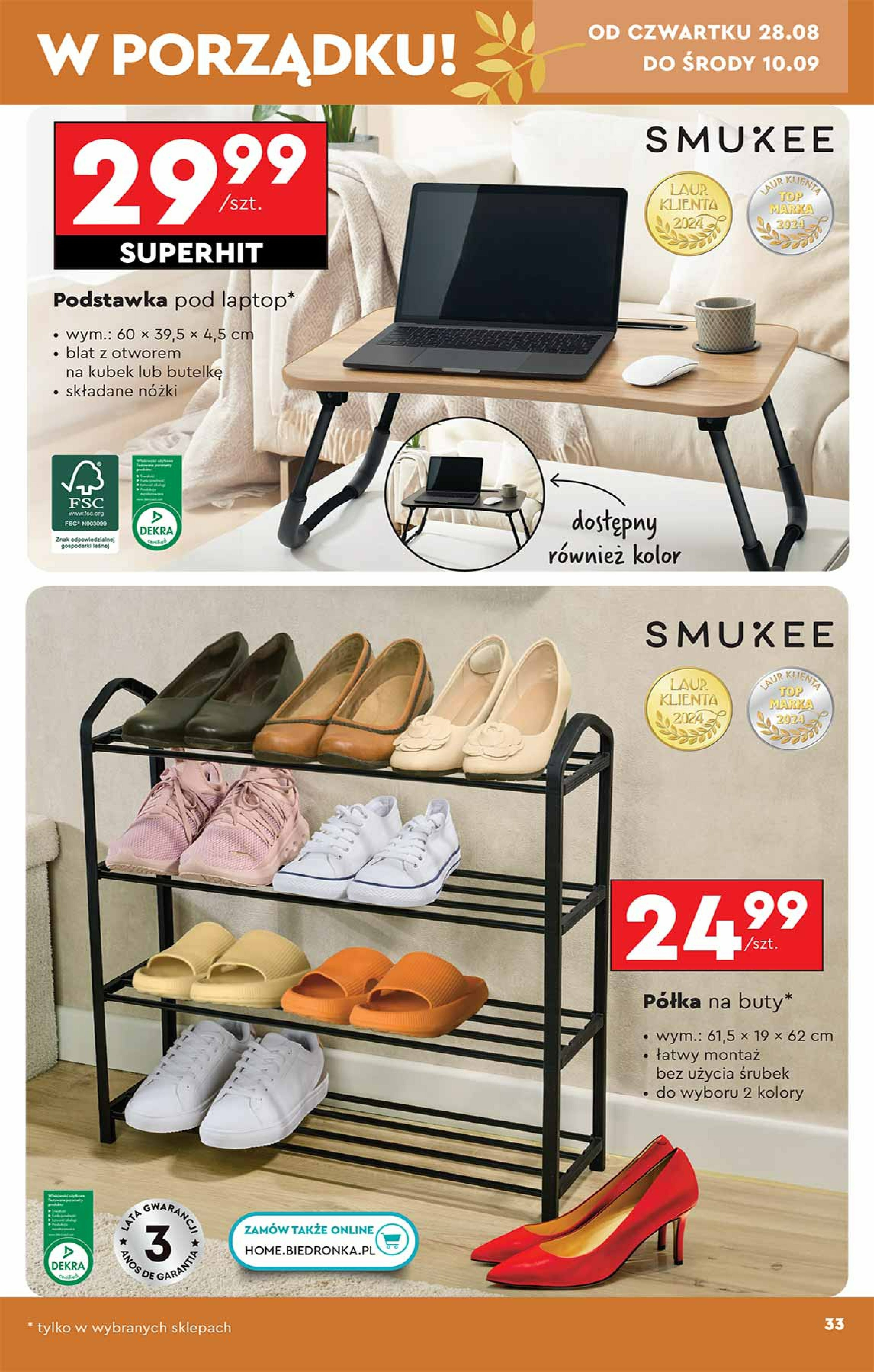 biedronka - Leták Biedronka - Hity i inspiracje od 25.08. do 10.09. - page: 33 biedronka - Leták Biedronka - Hity i inspiracje od 25.08. do 10.09. - page: 33