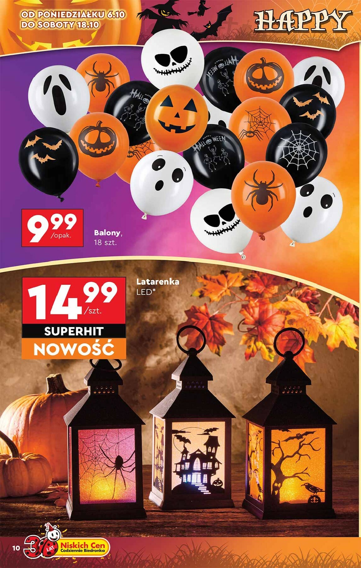 biedronka - Aktuální leták Biedronka - Hity i inspiracje od 06.10. do 18.10. - page: 10