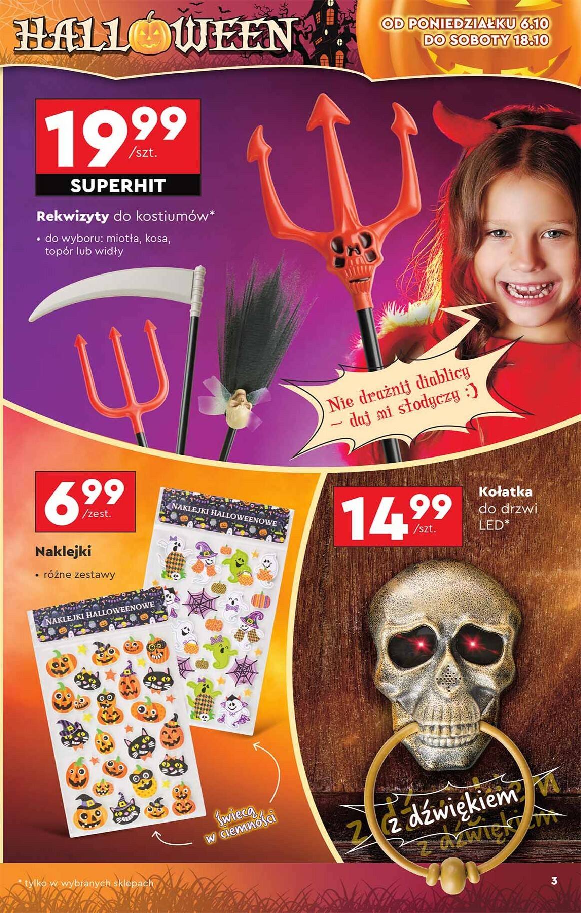 biedronka - Aktuální leták Biedronka - Hity i inspiracje od 06.10. do 18.10. - page: 3