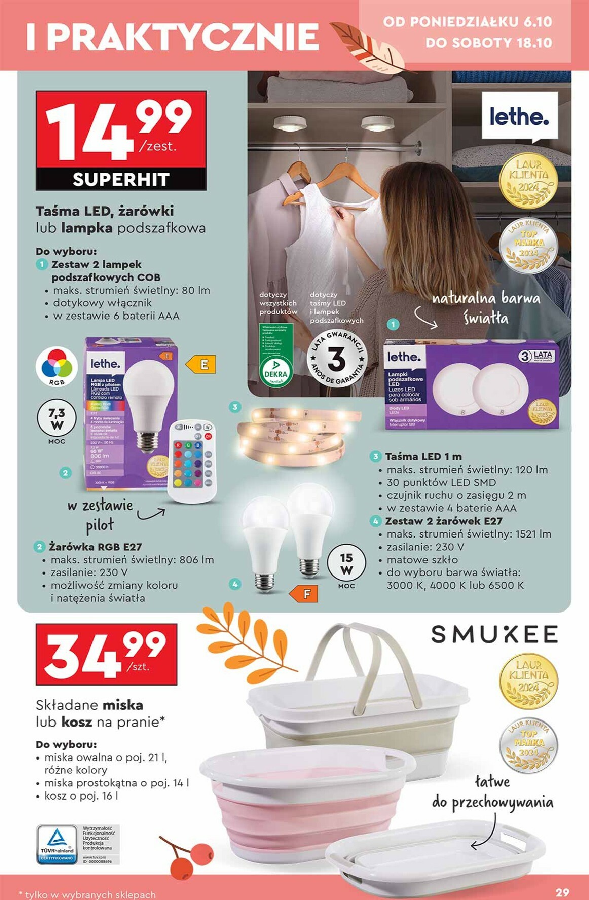 biedronka - Aktuální leták Biedronka - Hity i inspiracje od 06.10. do 18.10. - page: 29