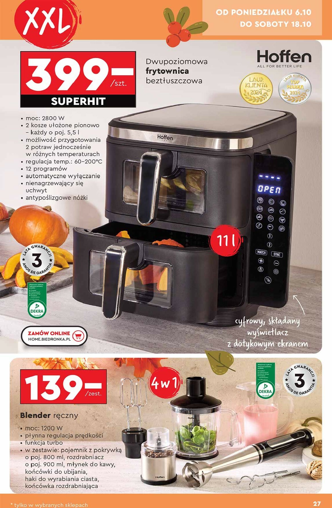 biedronka - Aktuální leták Biedronka - Hity i inspiracje od 06.10. do 18.10. - page: 27