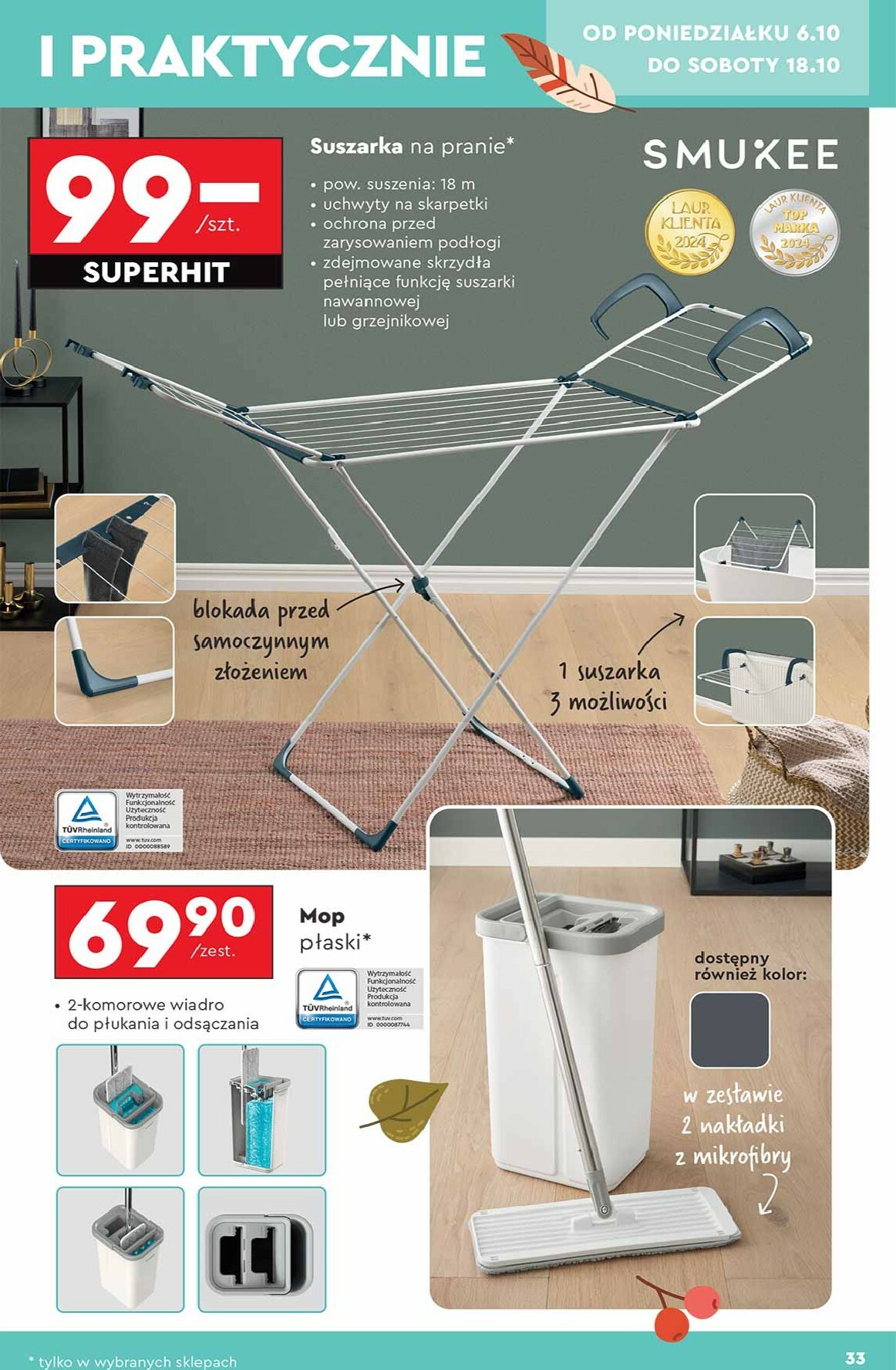 biedronka - Aktuální leták Biedronka - Hity i inspiracje od 06.10. do 18.10. - page: 33