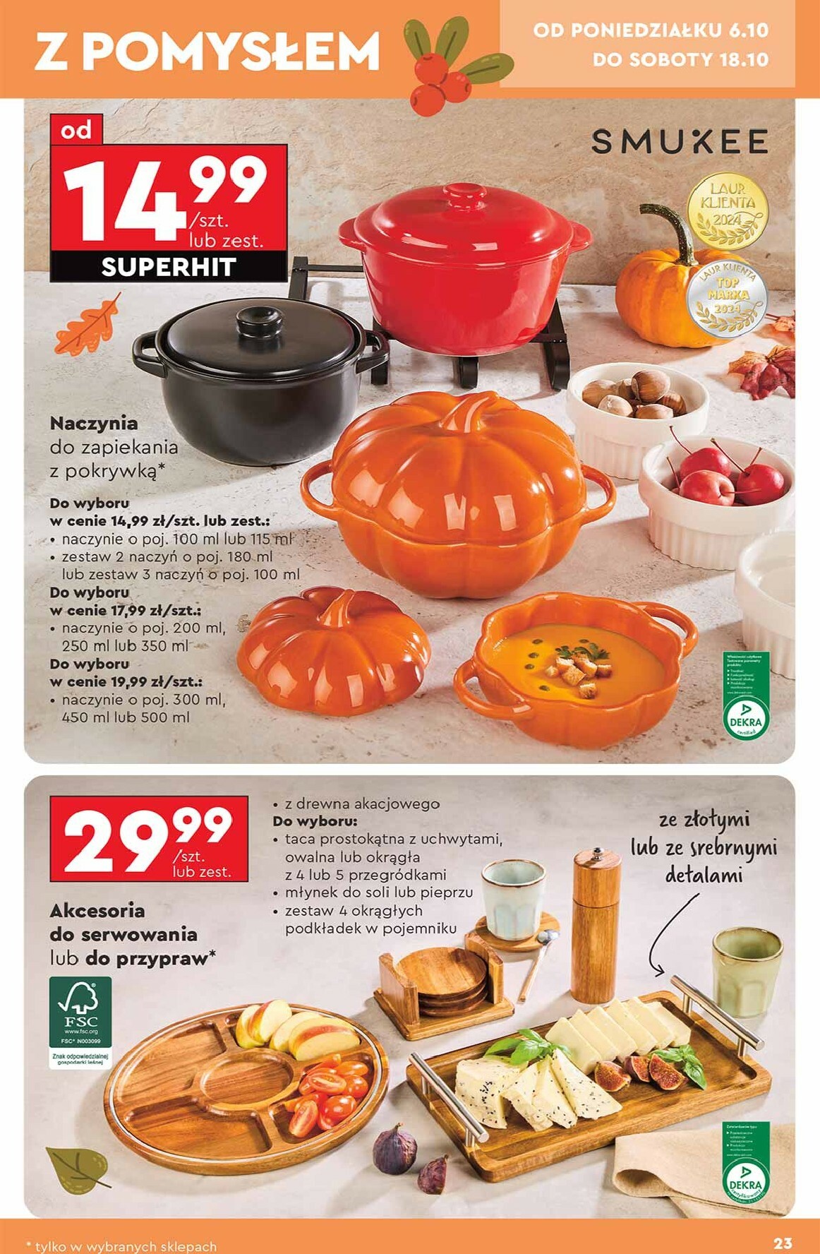 biedronka - Aktuální leták Biedronka - Hity i inspiracje od 06.10. do 18.10. - page: 23