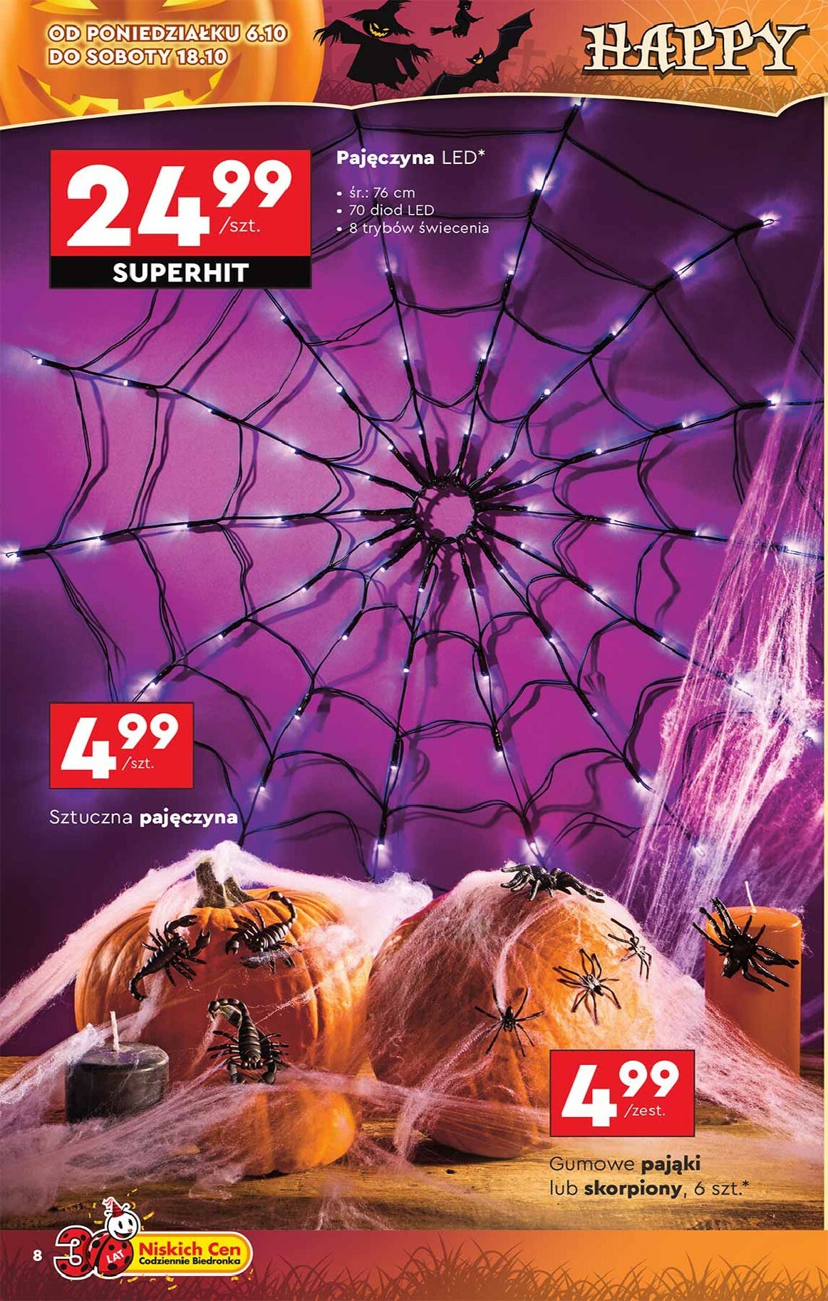 biedronka - Aktuální leták Biedronka - Hity i inspiracje od 06.10. do 18.10. - page: 8