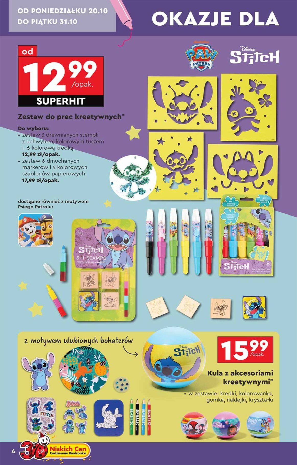 biedronka - Aktuální leták Biedronka - Hity i inspiracje od 20.10. do 31.10. - page: 4