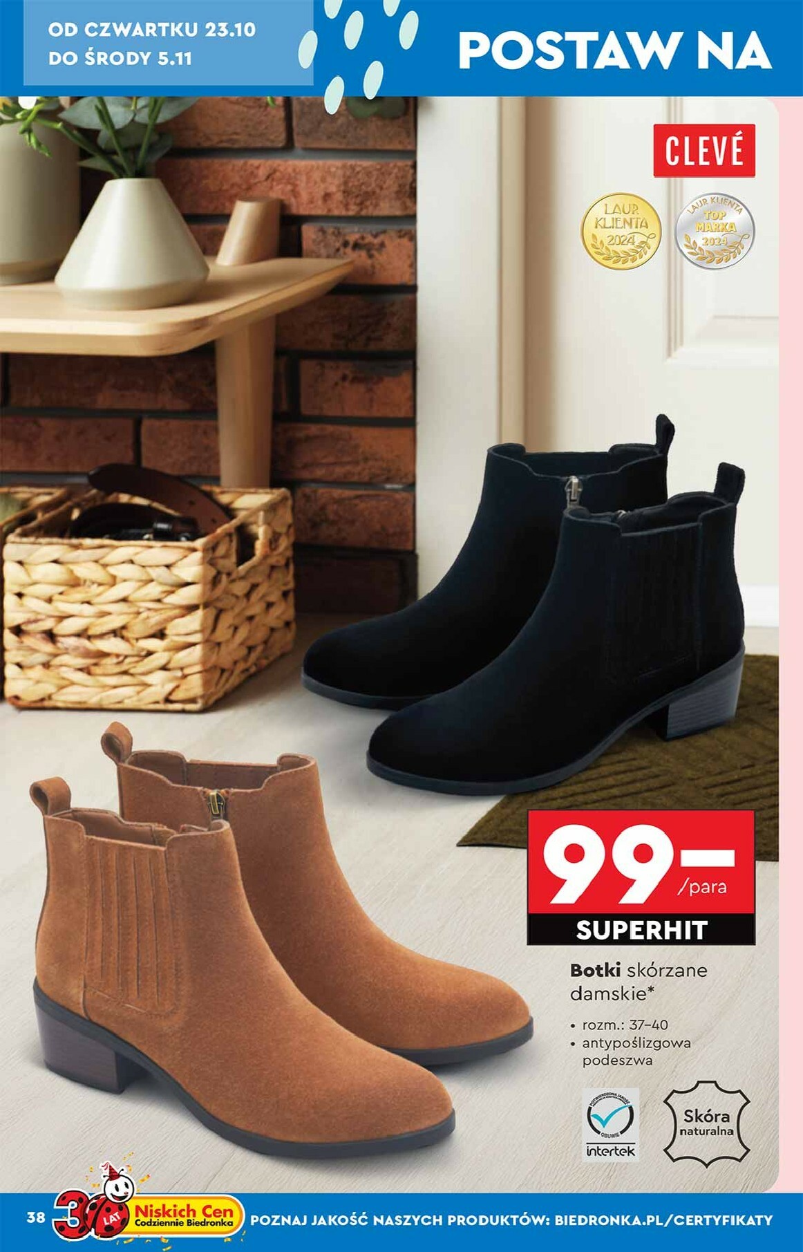 biedronka - Aktuální leták Biedronka - Hity i inspiracje od 20.10. do 31.10. - page: 38