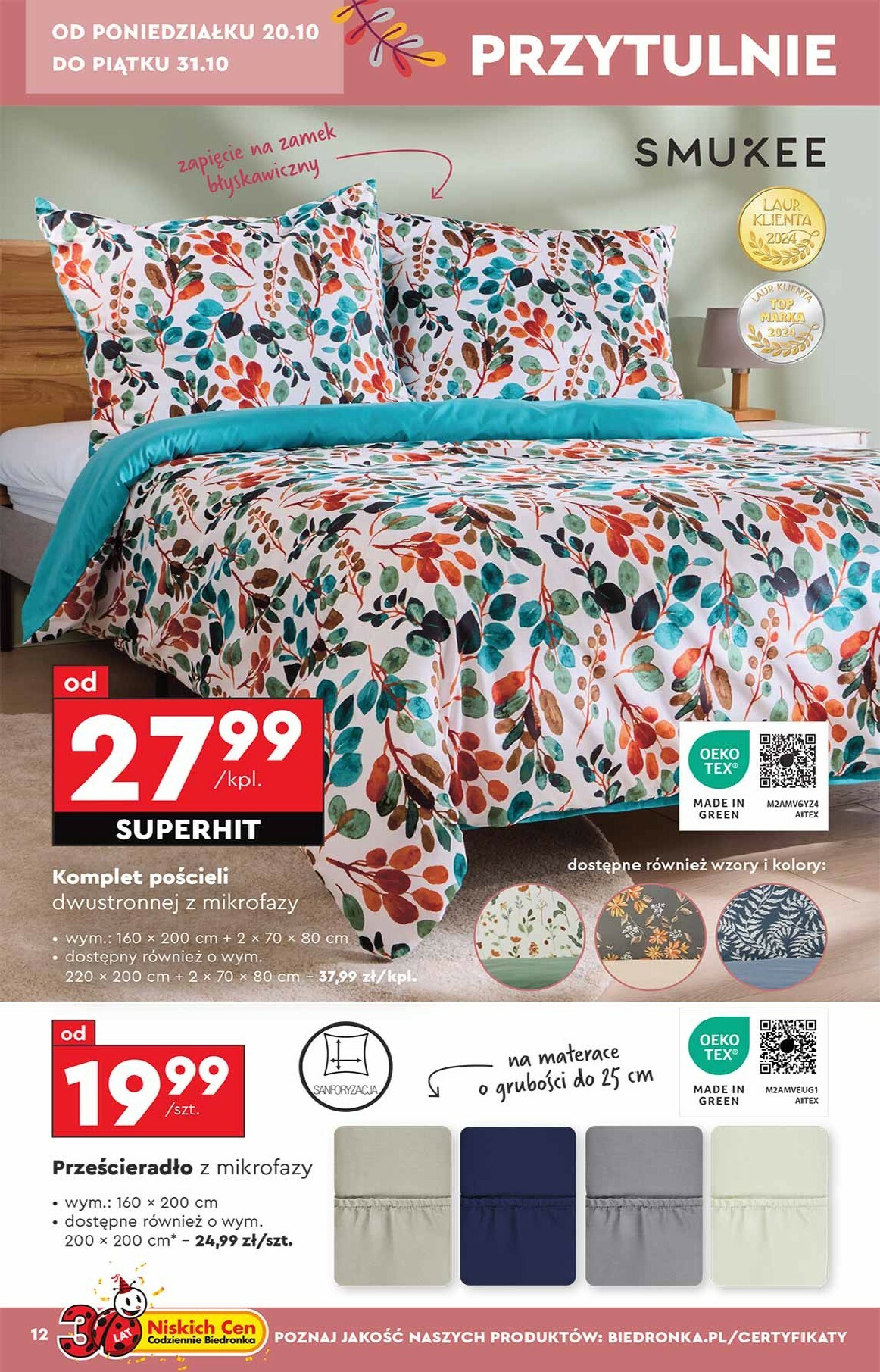 biedronka - Aktuální leták Biedronka - Hity i inspiracje od 20.10. do 31.10. - page: 12