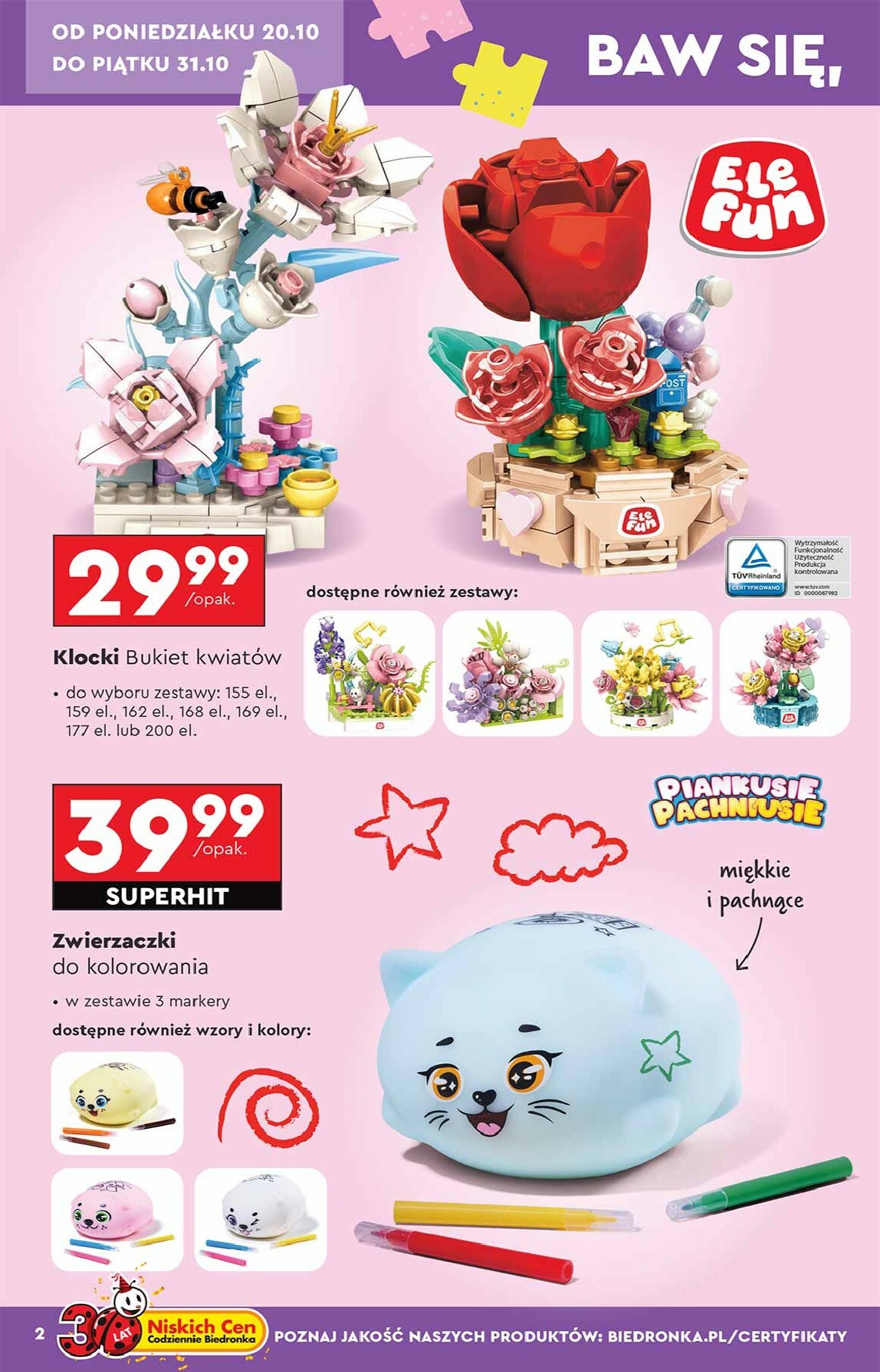 biedronka - Aktuální leták Biedronka - Hity i inspiracje od 20.10. do 31.10. - page: 2