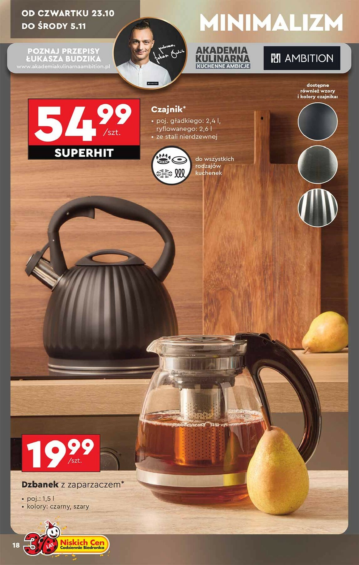 biedronka - Aktuální leták Biedronka - Hity i inspiracje od 20.10. do 31.10. - page: 18