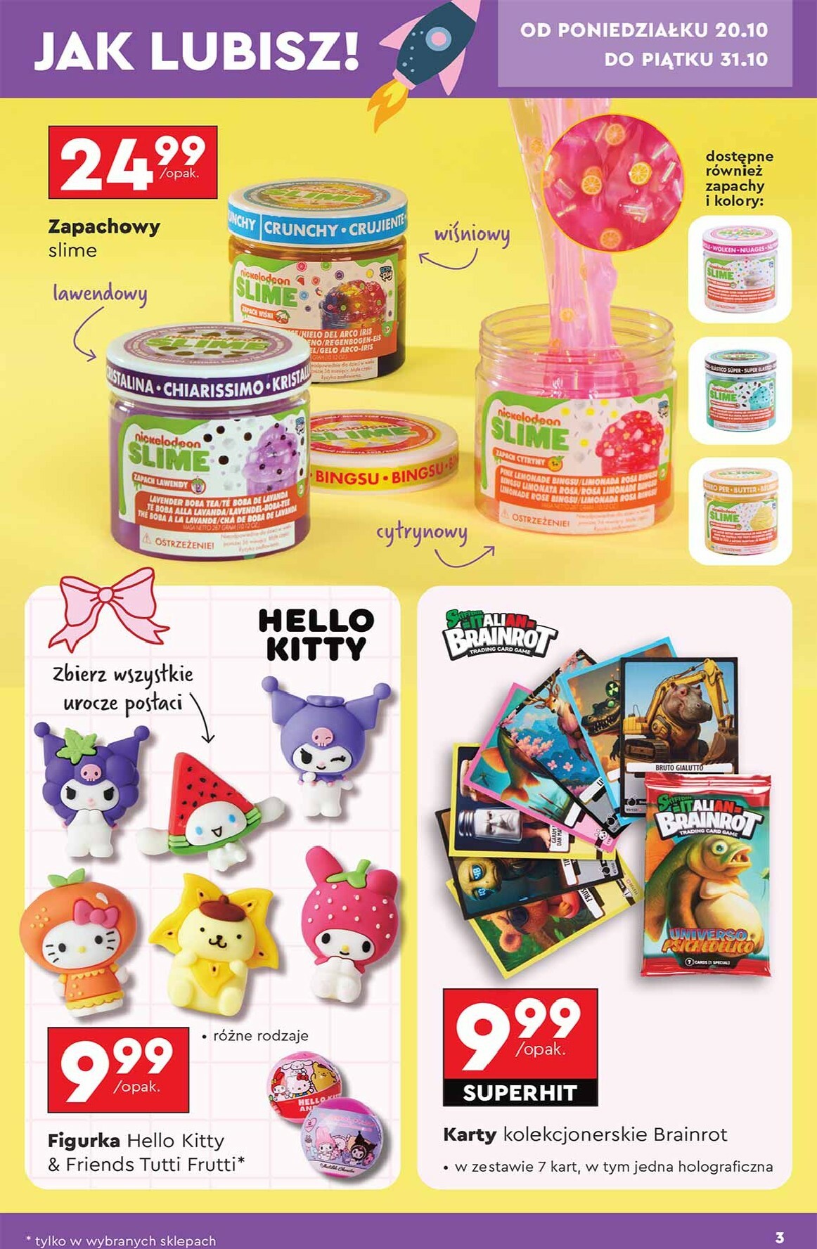 biedronka - Aktuální leták Biedronka - Hity i inspiracje od 20.10. do 31.10. - page: 3