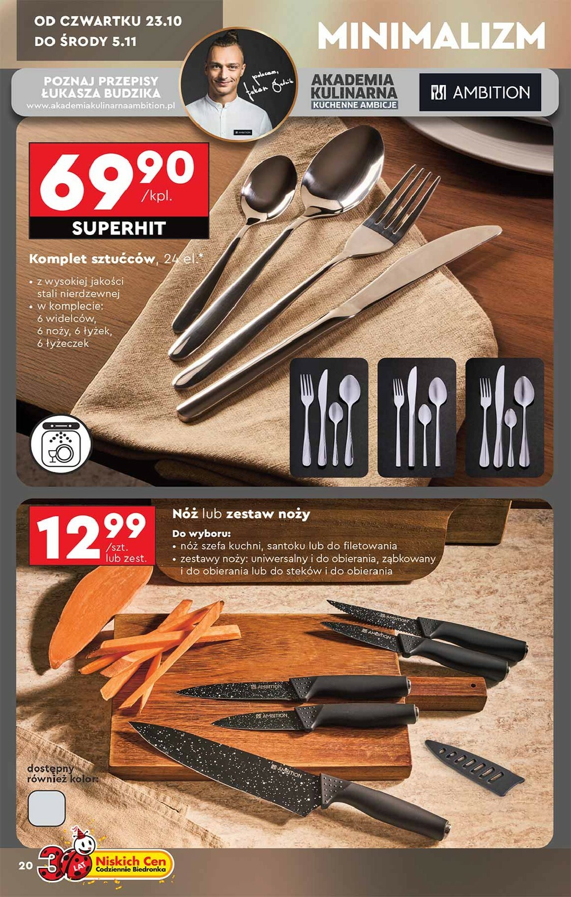 biedronka - Aktuální leták Biedronka - Hity i inspiracje od 20.10. do 31.10. - page: 20