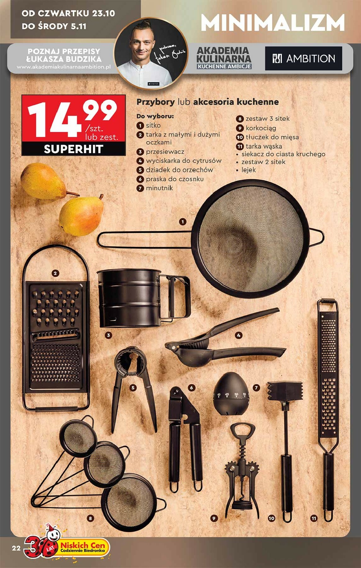 biedronka - Aktuální leták Biedronka - Hity i inspiracje od 20.10. do 31.10. - page: 22