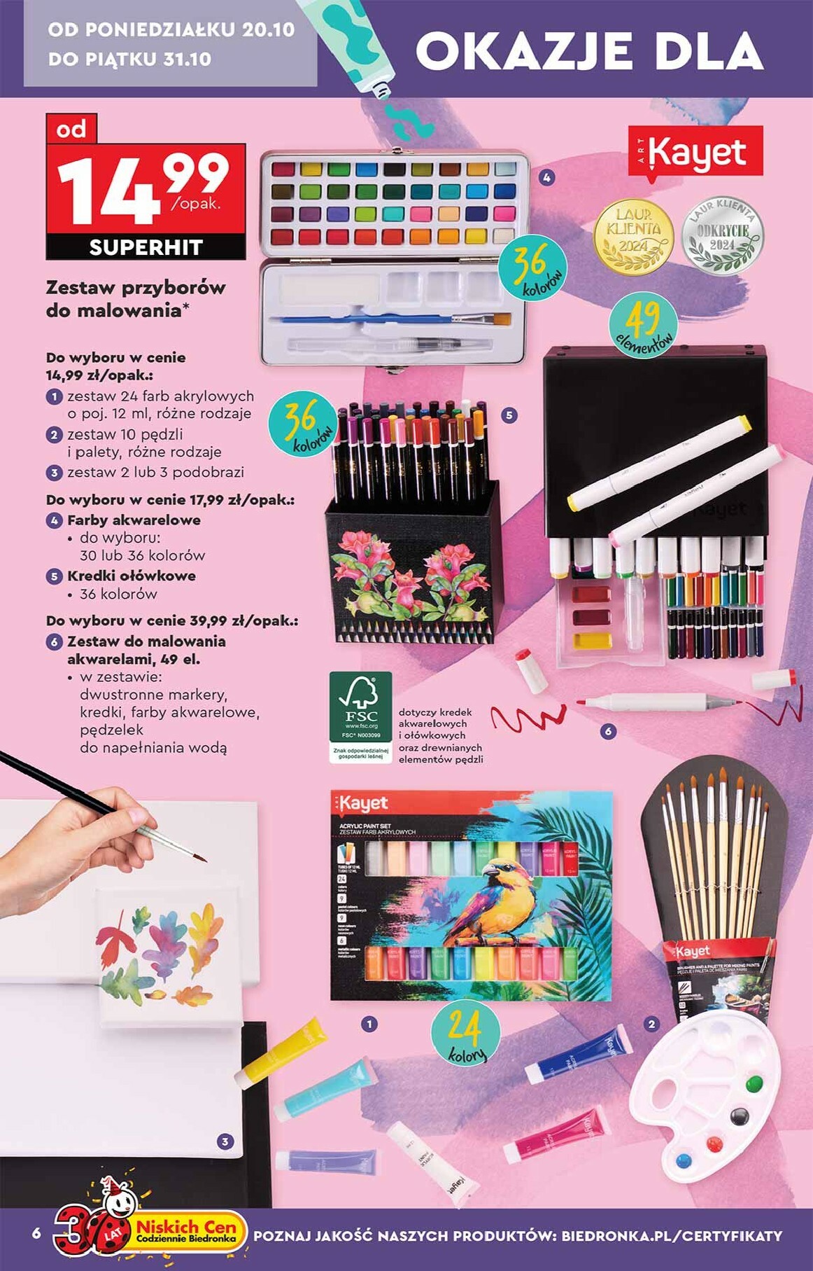 biedronka - Aktuální leták Biedronka - Hity i inspiracje od 20.10. do 31.10. - page: 6