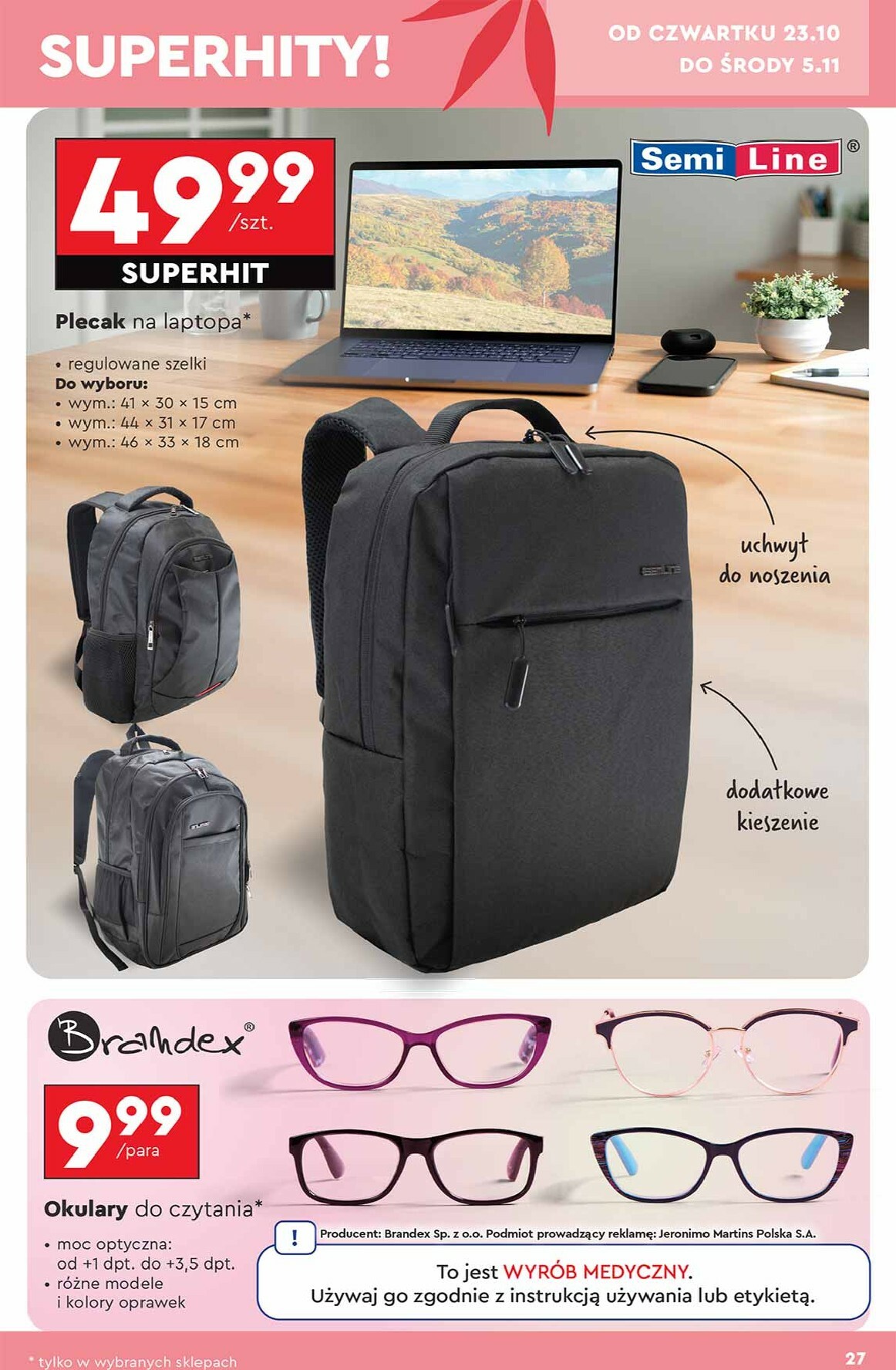 biedronka - Aktuální leták Biedronka - Hity i inspiracje od 20.10. do 31.10. - page: 27