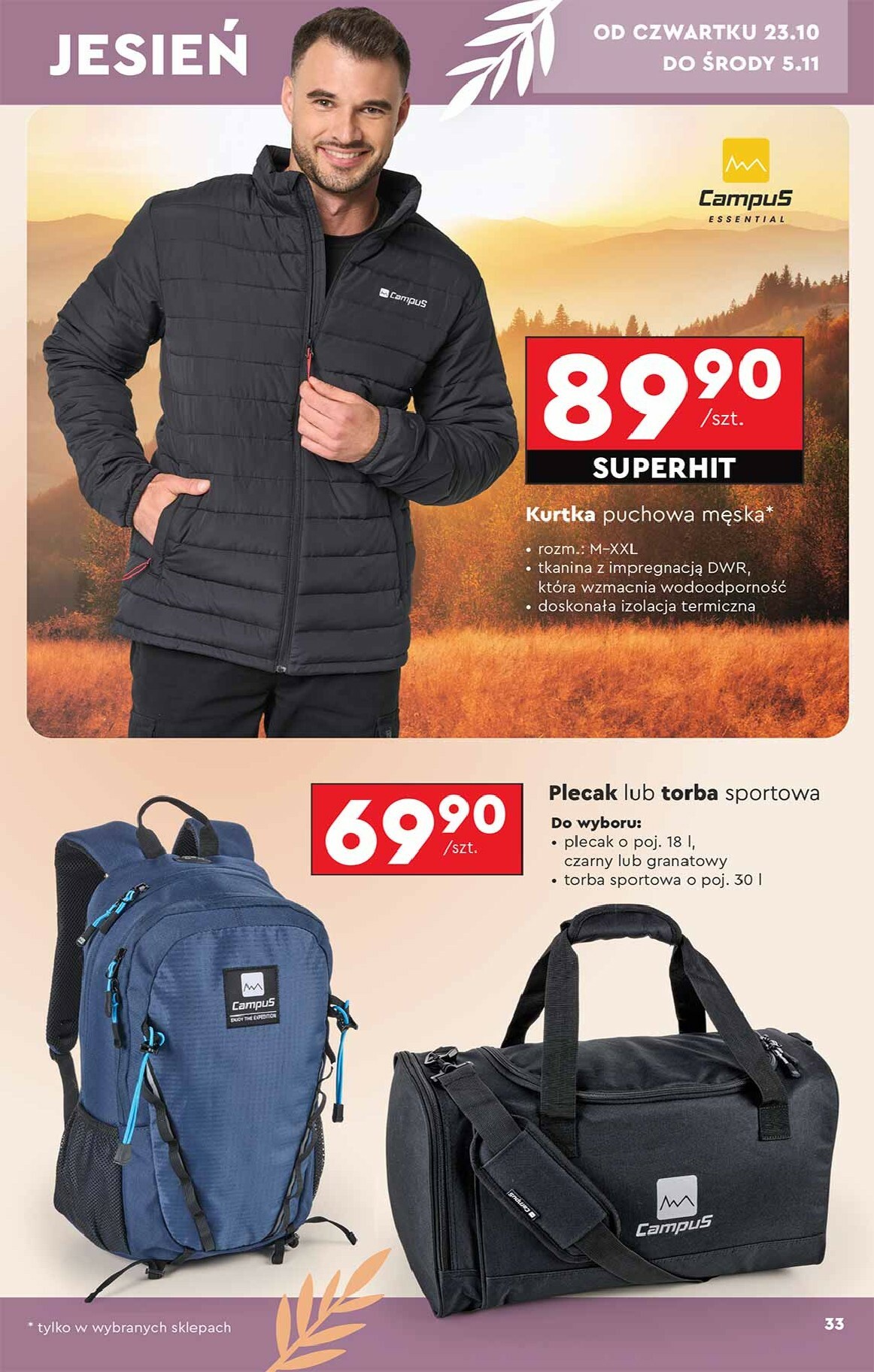 biedronka - Aktuální leták Biedronka - Hity i inspiracje od 20.10. do 31.10. - page: 33