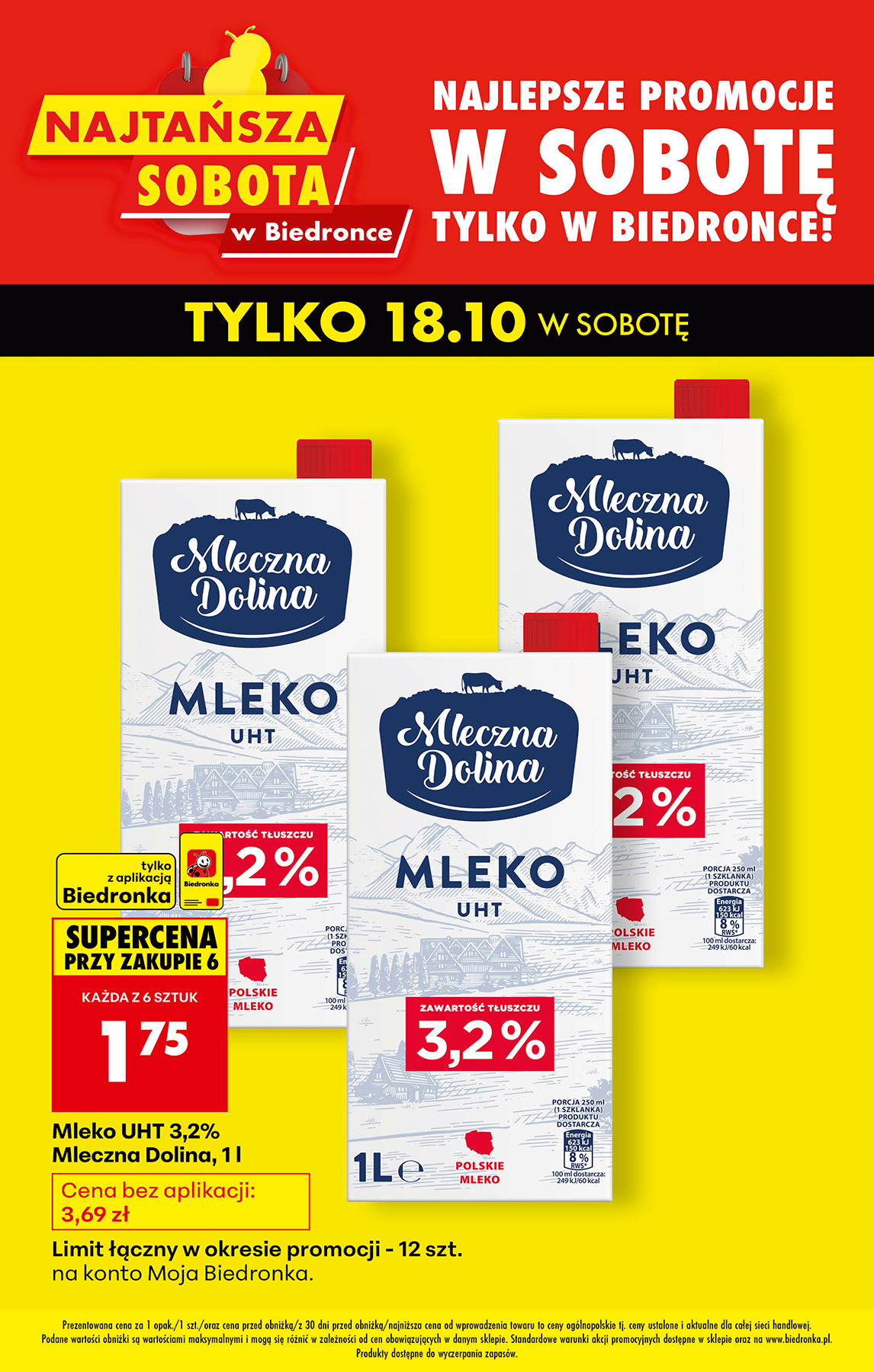 biedronka - Aktuální leták Biedronka - Najtańsza sobota od 18.10. do 18.10. - page: 2