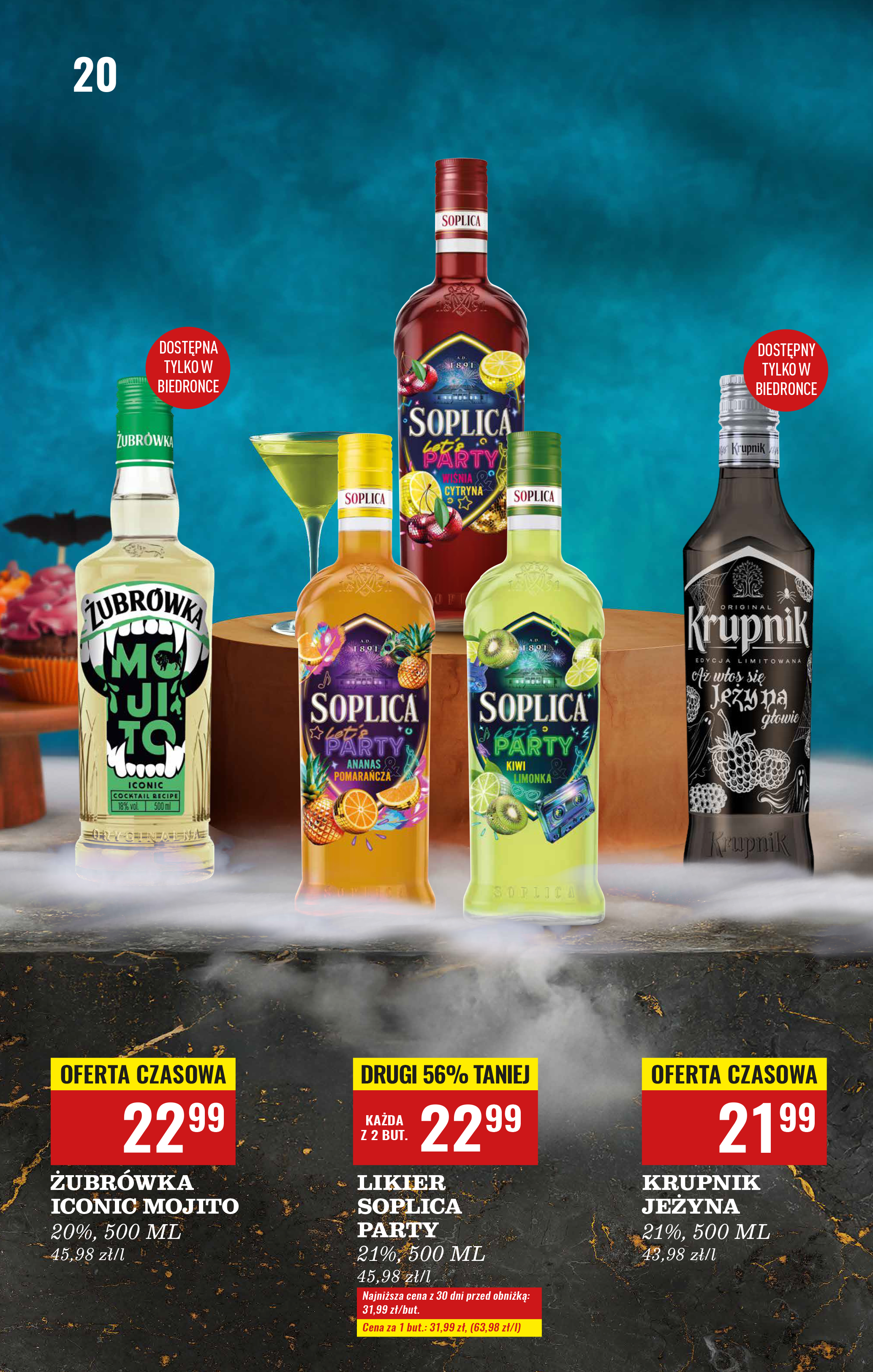 biedronka - Aktuální leták Biedronka - Alkohole od 20.10. do 31.10. - page: 20