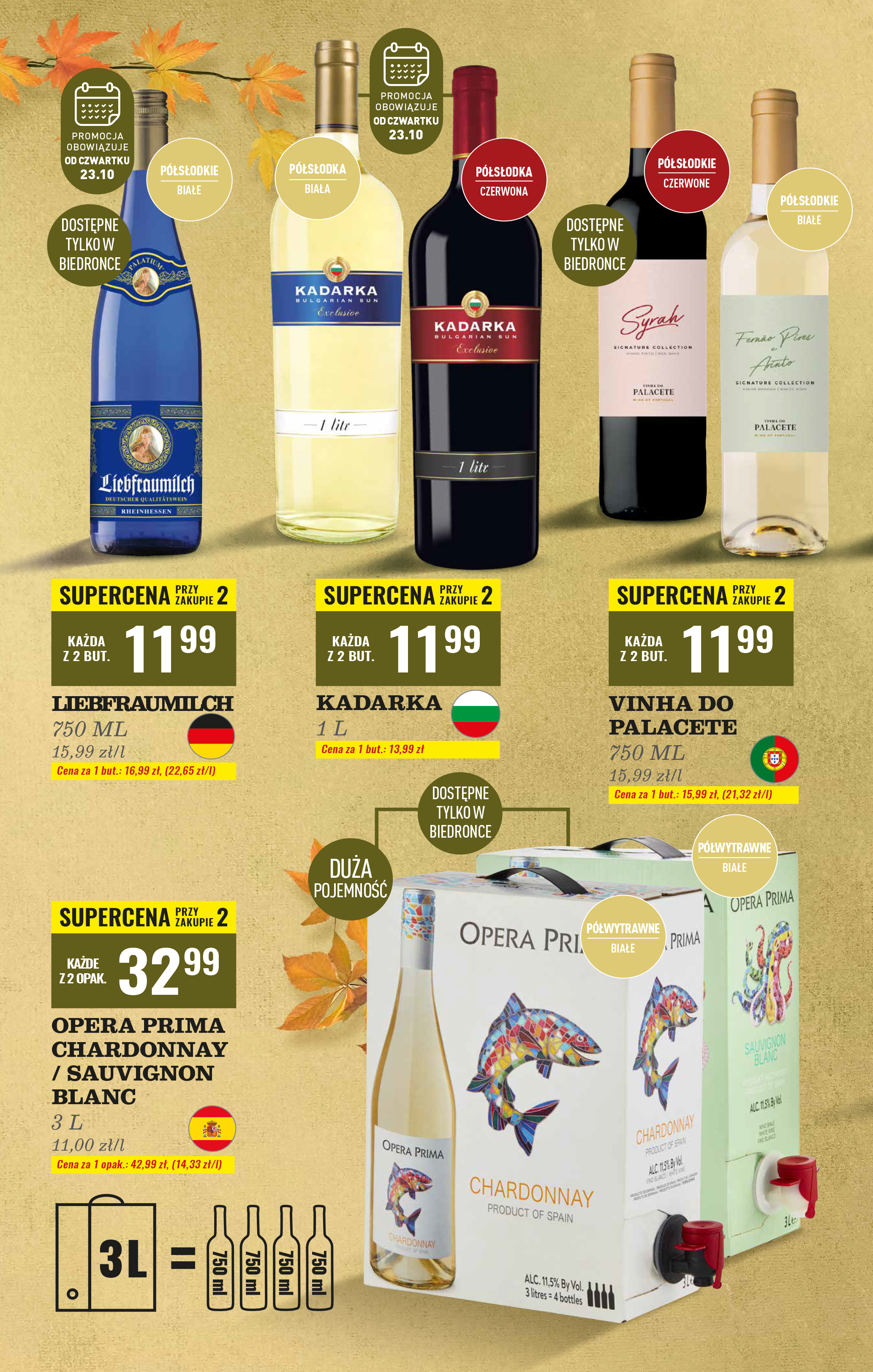 biedronka - Aktuální leták Biedronka - Alkohole od 20.10. do 31.10. - page: 12