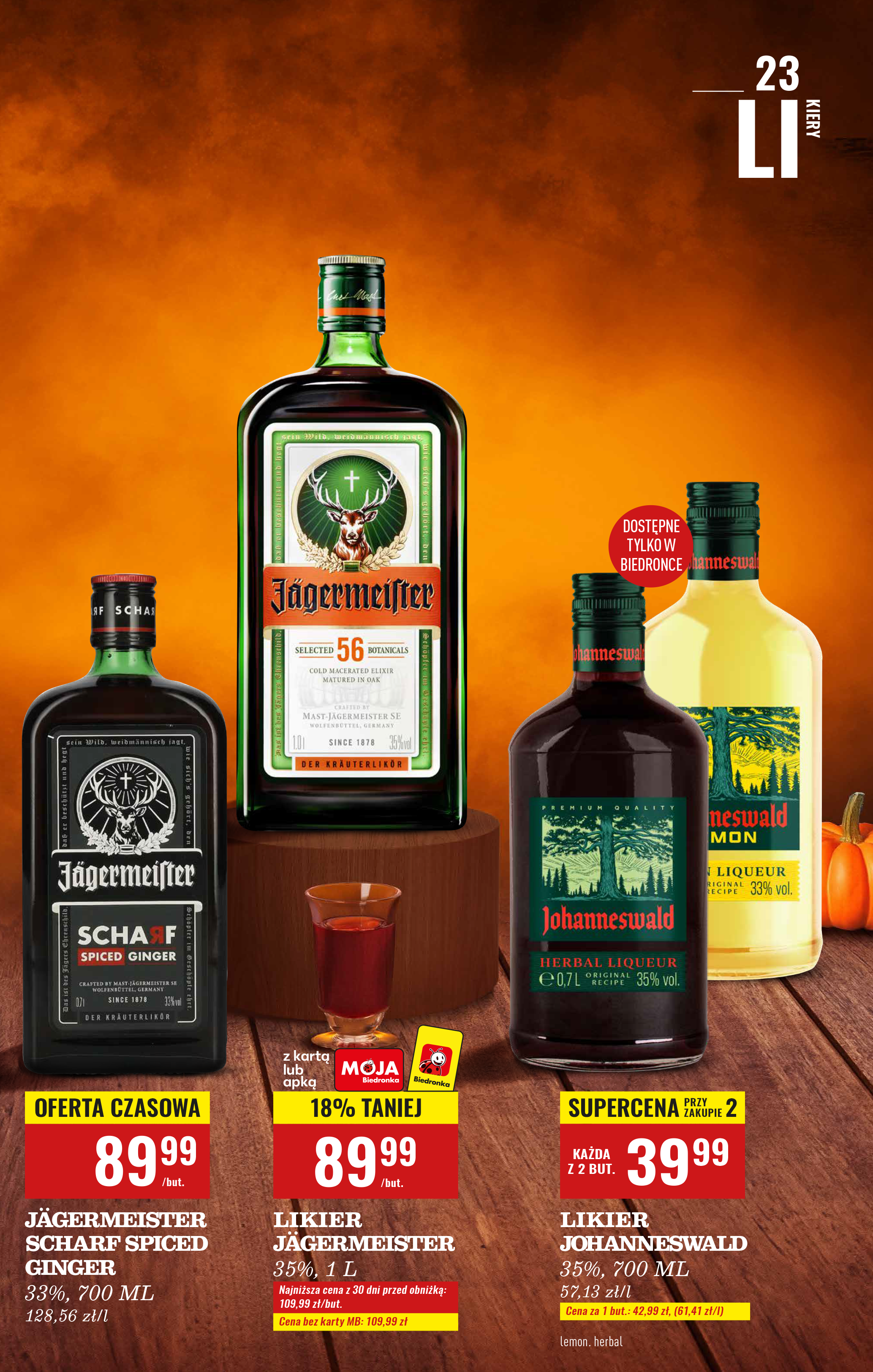 biedronka - Aktuální leták Biedronka - Alkohole od 20.10. do 31.10. - page: 23